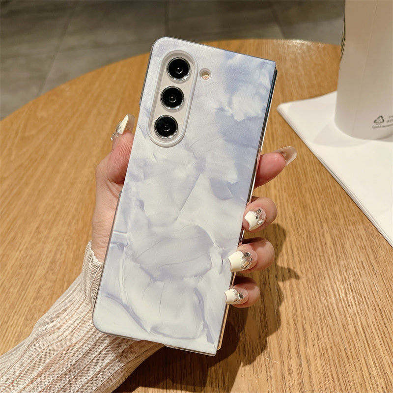 For Samsung Galaxy Z Fold5 5G Case Rococo Style PC Drop-resistant Phone Protector
