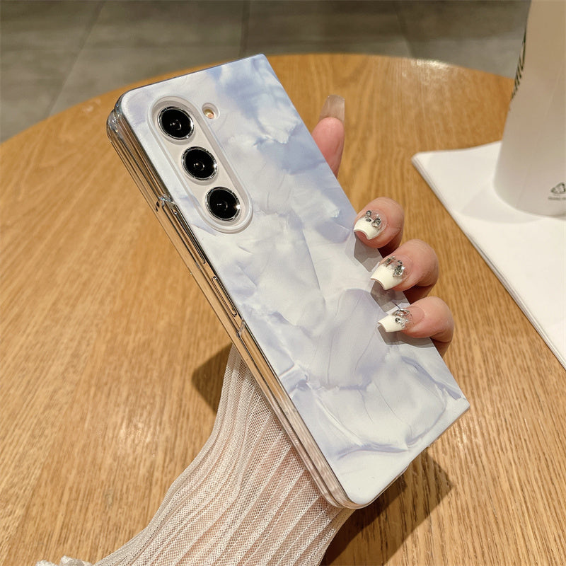 For Samsung Galaxy Z Fold5 5G Case Rococo Style PC Drop-resistant Phone Protector