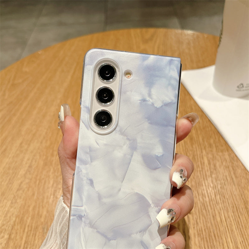 For Samsung Galaxy Z Fold5 5G Case Rococo Style PC Drop-resistant Phone Protector