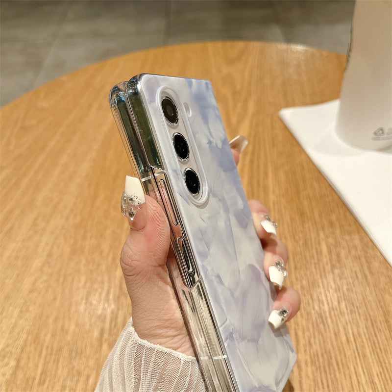 For Samsung Galaxy Z Fold5 5G Case Rococo Style PC Drop-resistant Phone Protector
