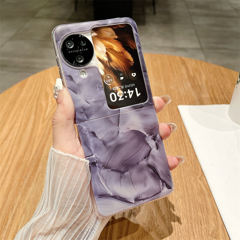 Rococo Series For Oppo Find N3 Flip 5G Case Hard PC Anti-scratch Phone Cover