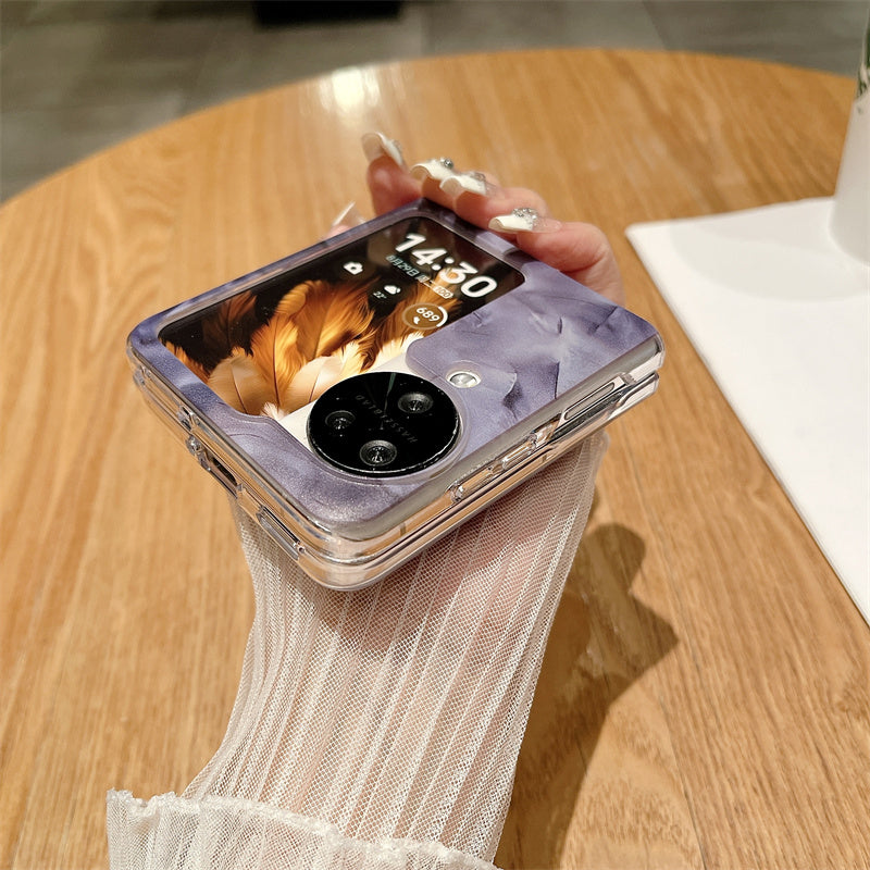Rococo Series For Oppo Find N3 Flip 5G Case Hard PC Anti-scratch Phone Cover
