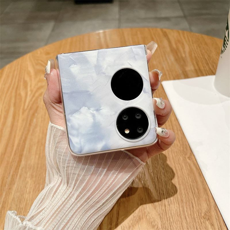 Rococo Series For Huawei P50 Pocket Case Hard PC Protective Phone Cover