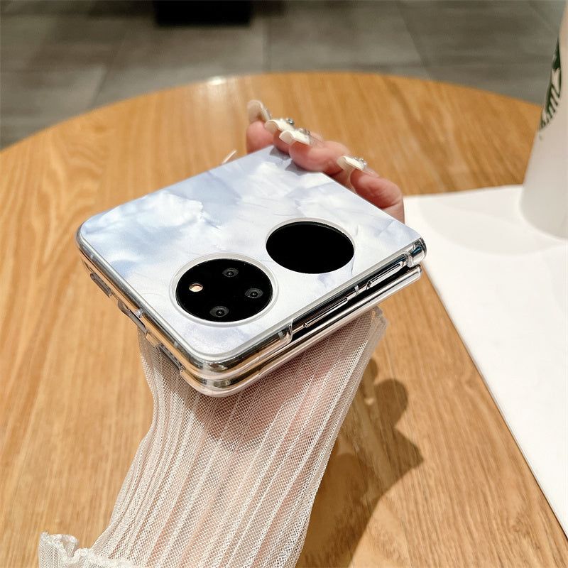 Rococo Series For Huawei P50 Pocket Case Hard PC Protective Phone Cover