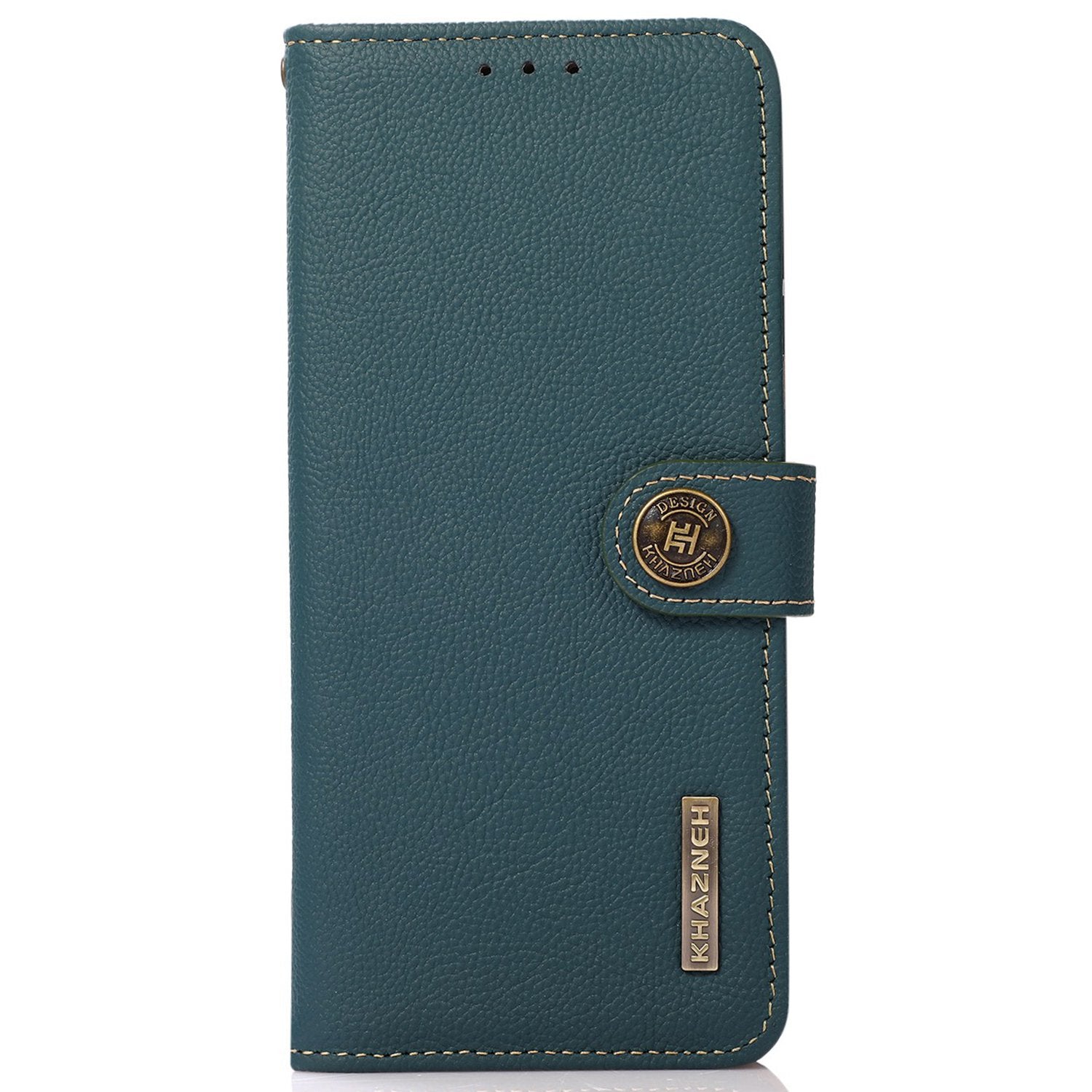 KHAZNEH For Motorola Moto G34 5G Case RFID Blocking Anti-Scratch Stand Phone Cover
