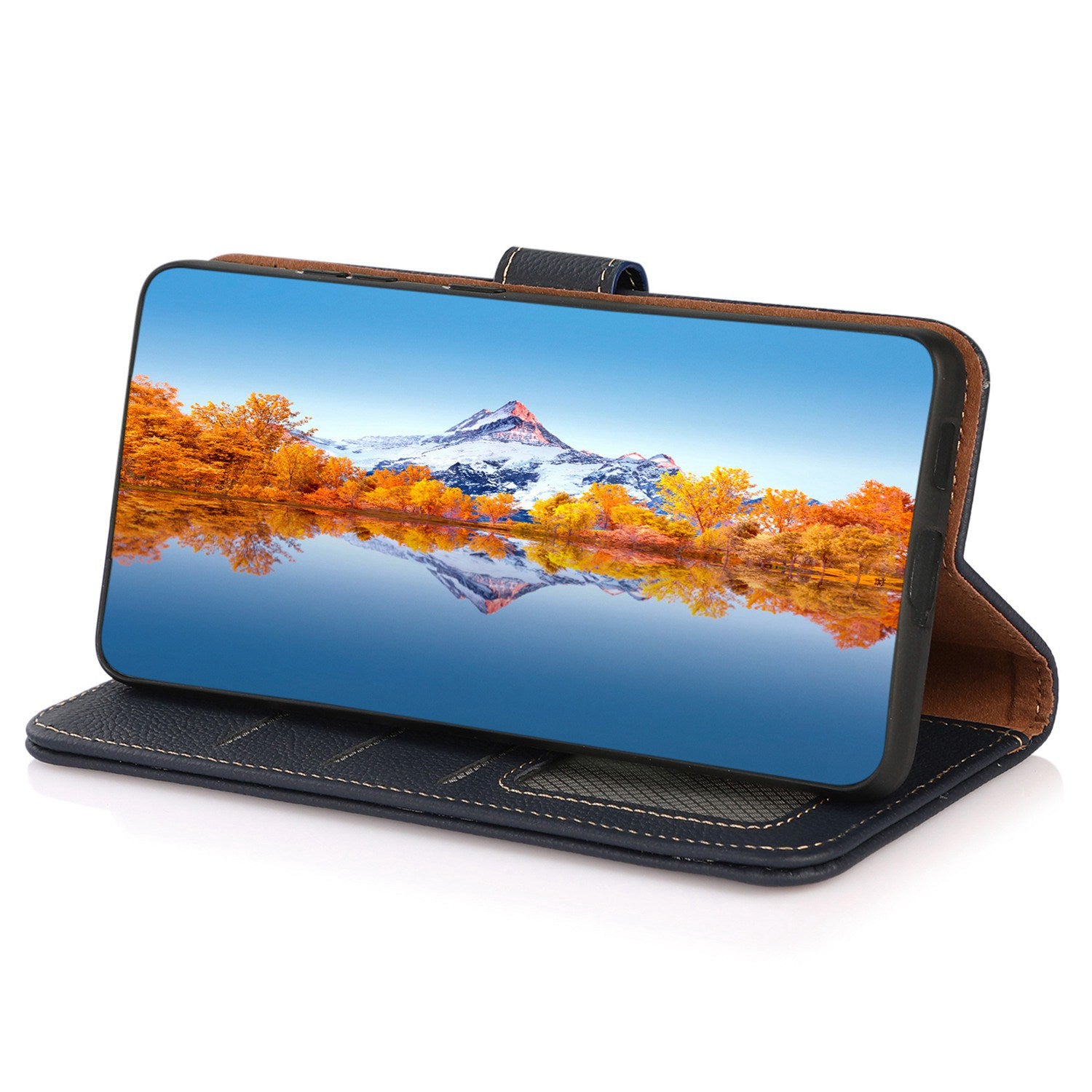 KHAZNEH For Motorola Moto G04 4G / Moto G24 4G Case RFID Blocking Anti-scratch Stand Phone Cover