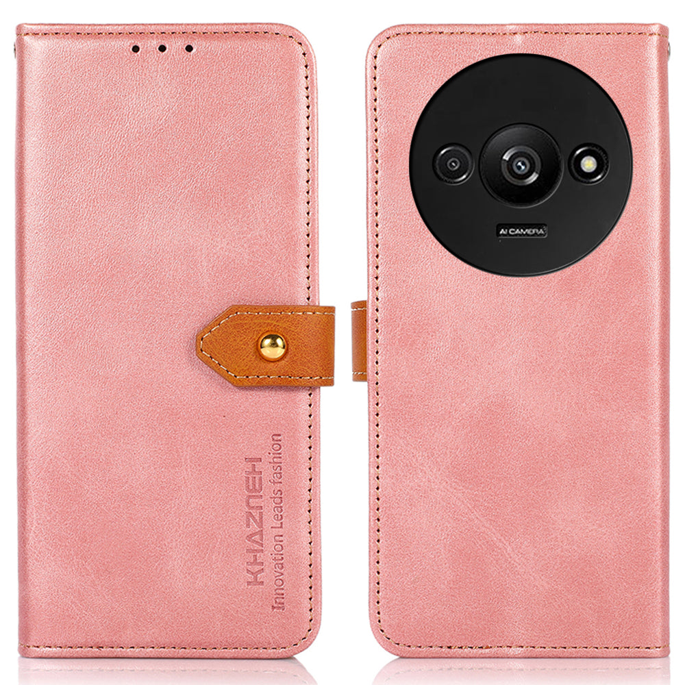 KHAZNEH For Xiaomi Redmi A3 / Poco C61 4G Case PU Leather Wallet Folio Phone Cover