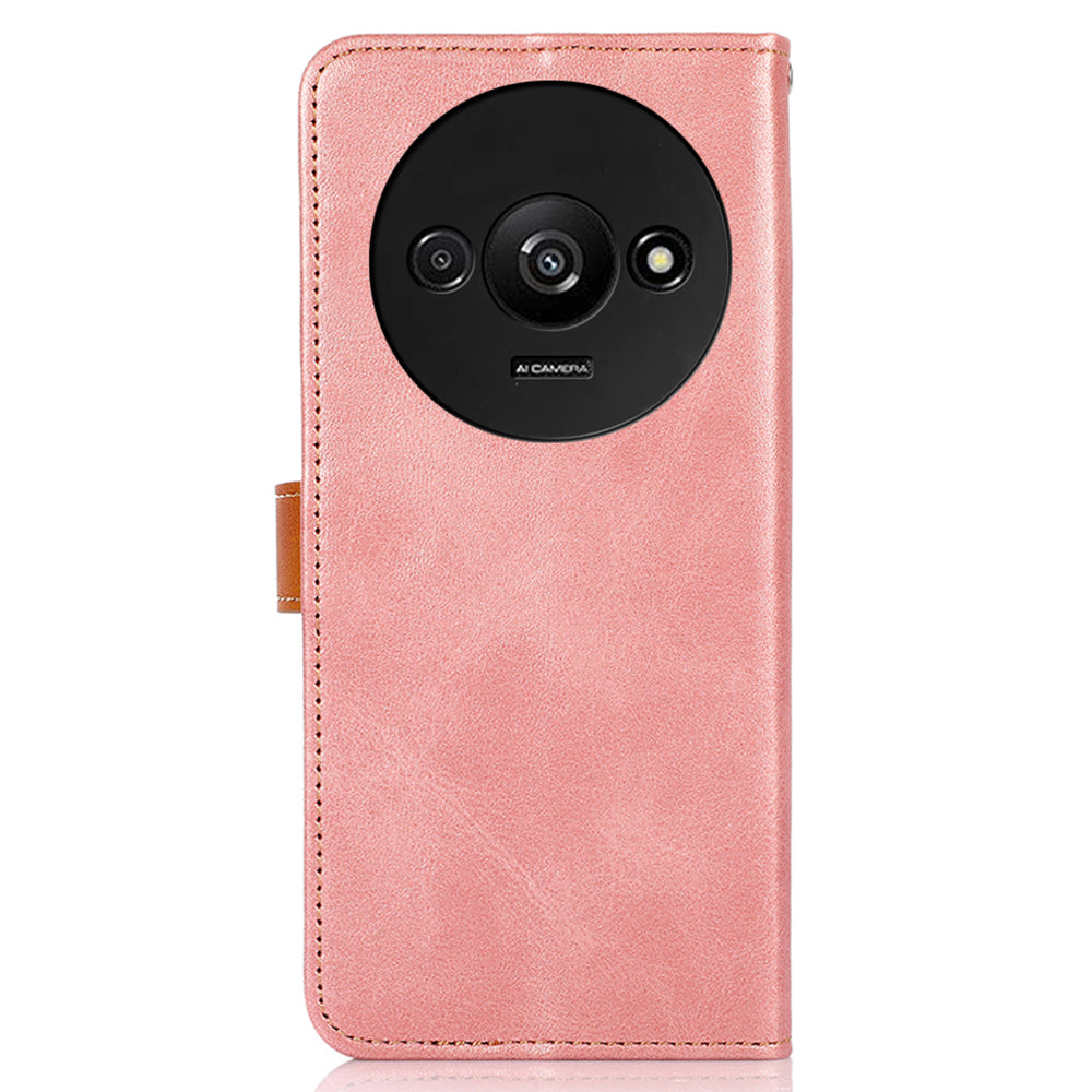 KHAZNEH For Xiaomi Redmi A3 / Poco C61 4G Case PU Leather Wallet Folio Phone Cover