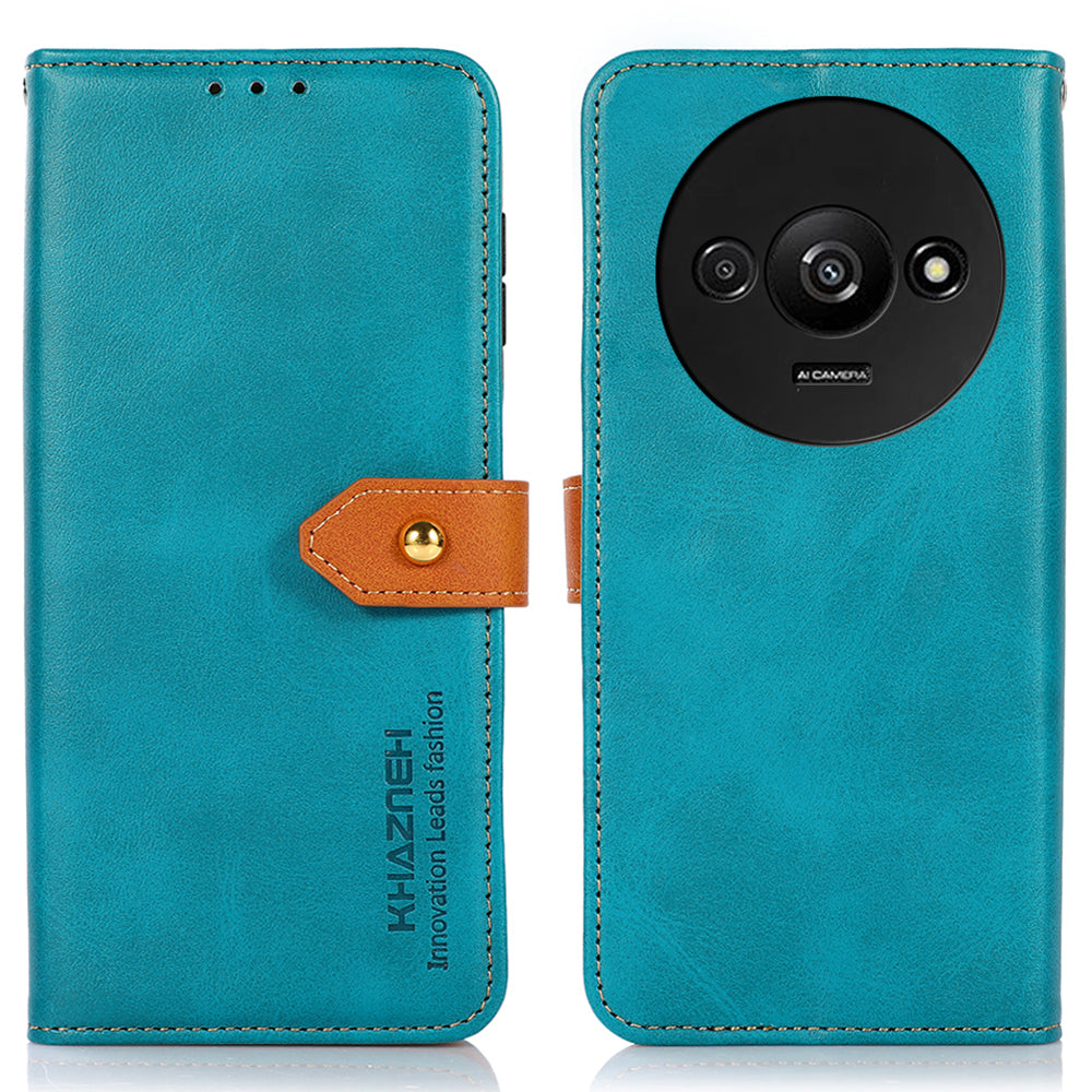 KHAZNEH For Xiaomi Redmi A3 / Poco C61 4G Case PU Leather Wallet Folio Phone Cover