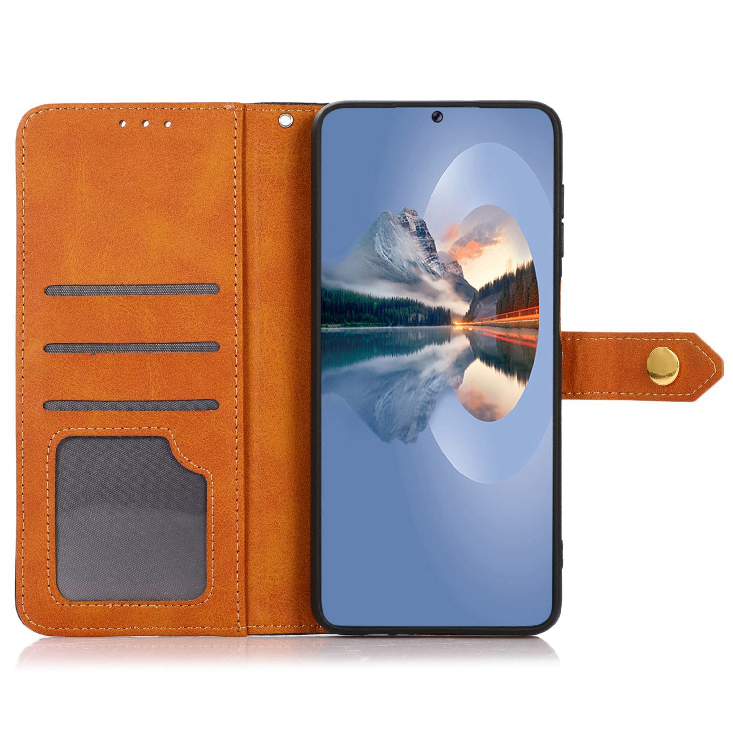 KHAZNEH For Xiaomi 14 Ultra Case Magnetic Flip PU Leather Protective Phone Cover