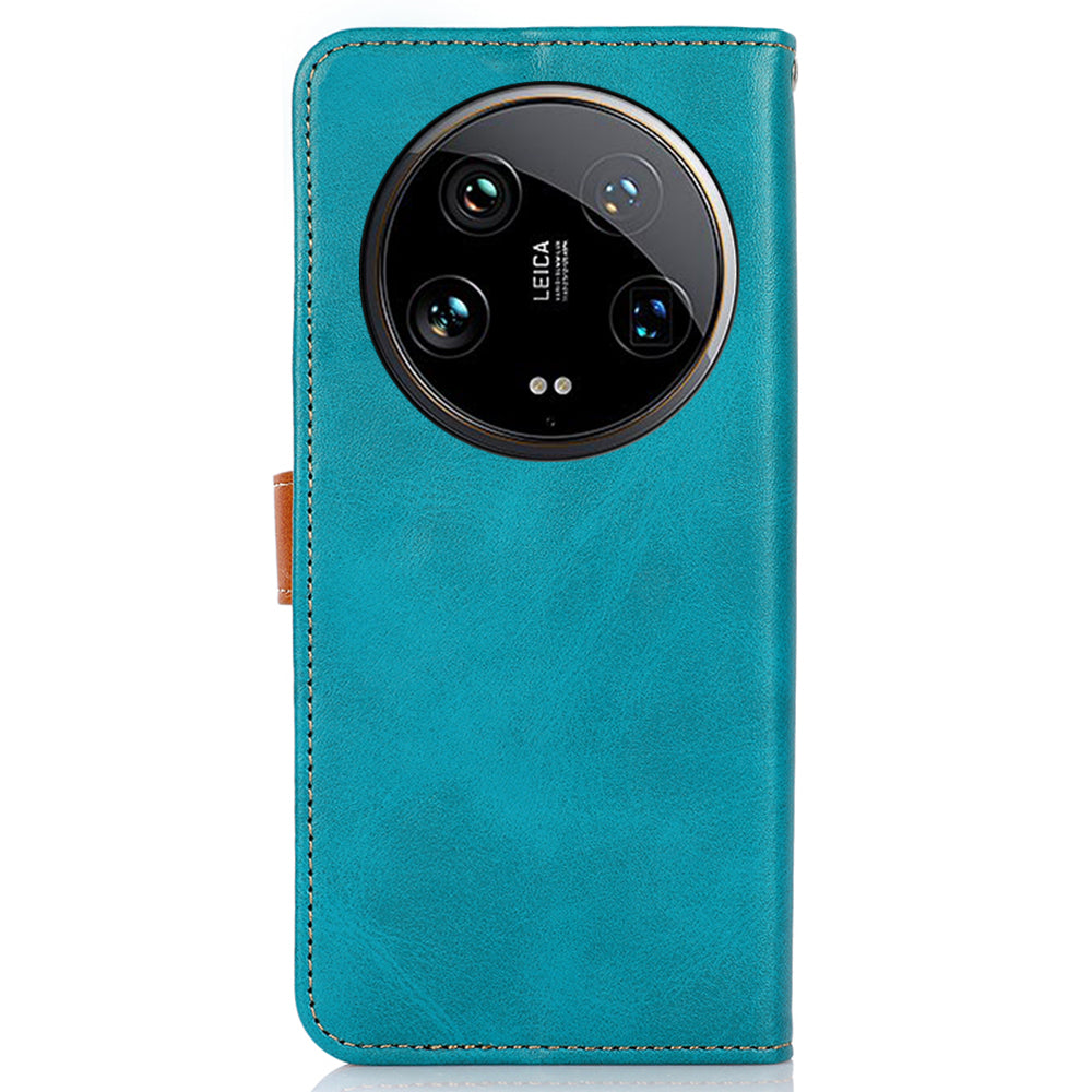 KHAZNEH For Xiaomi 14 Ultra Case Magnetic Flip PU Leather Protective Phone Cover
