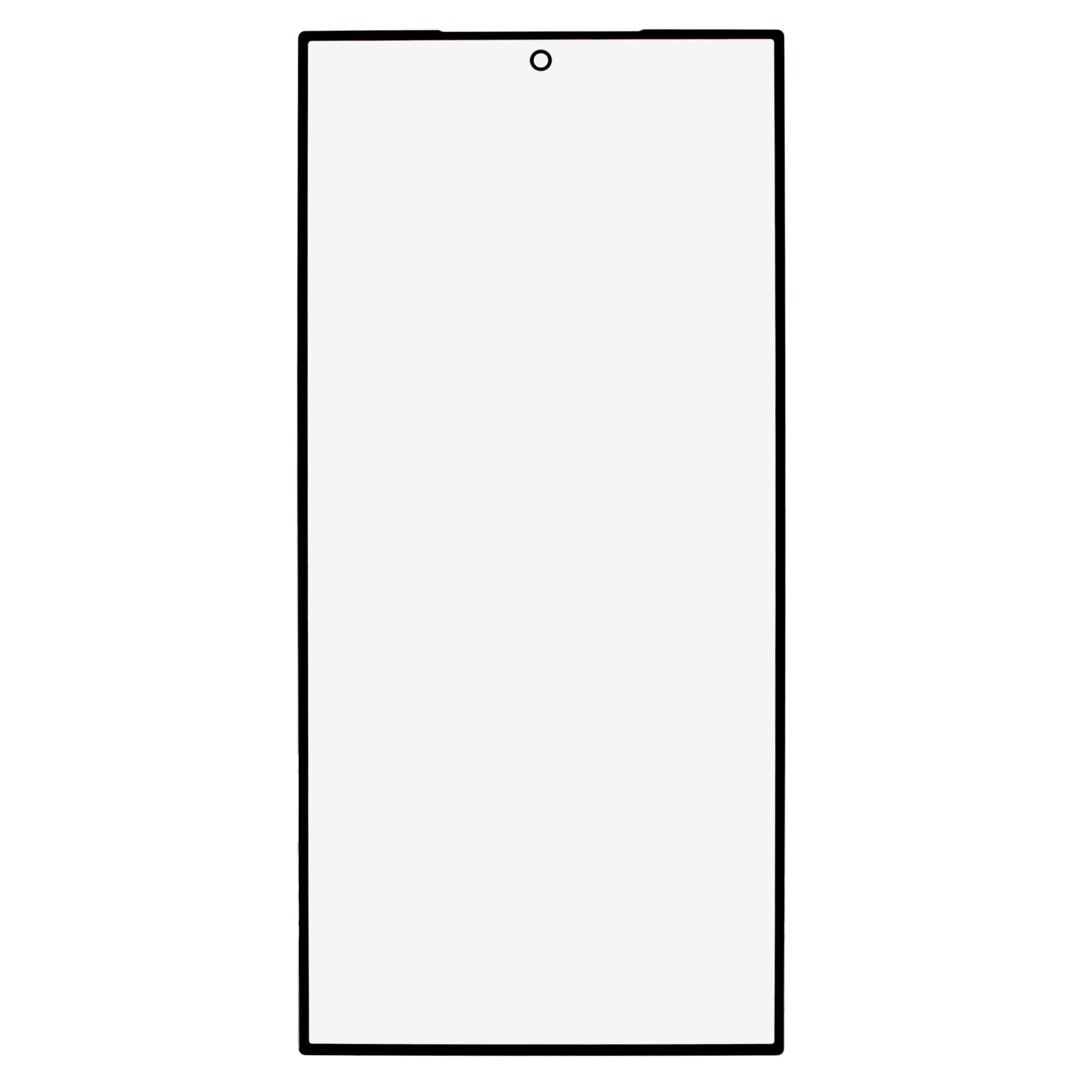 For Samsung Galaxy S24 Ultra S928 Front Screen Glass Lens + OCA Adhesive Replacement Parts (without Logo)