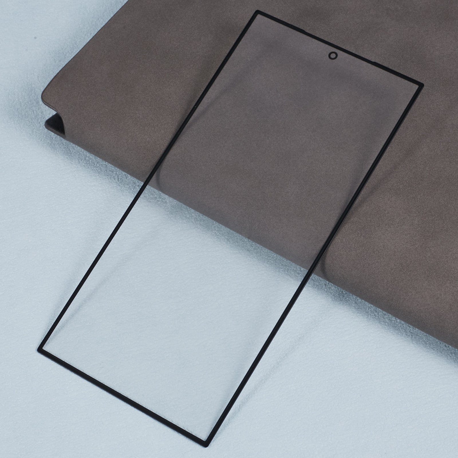 For Samsung Galaxy S24 Ultra S928 Front Screen Glass Lens + OCA Adhesive Replacement Parts (without Logo)