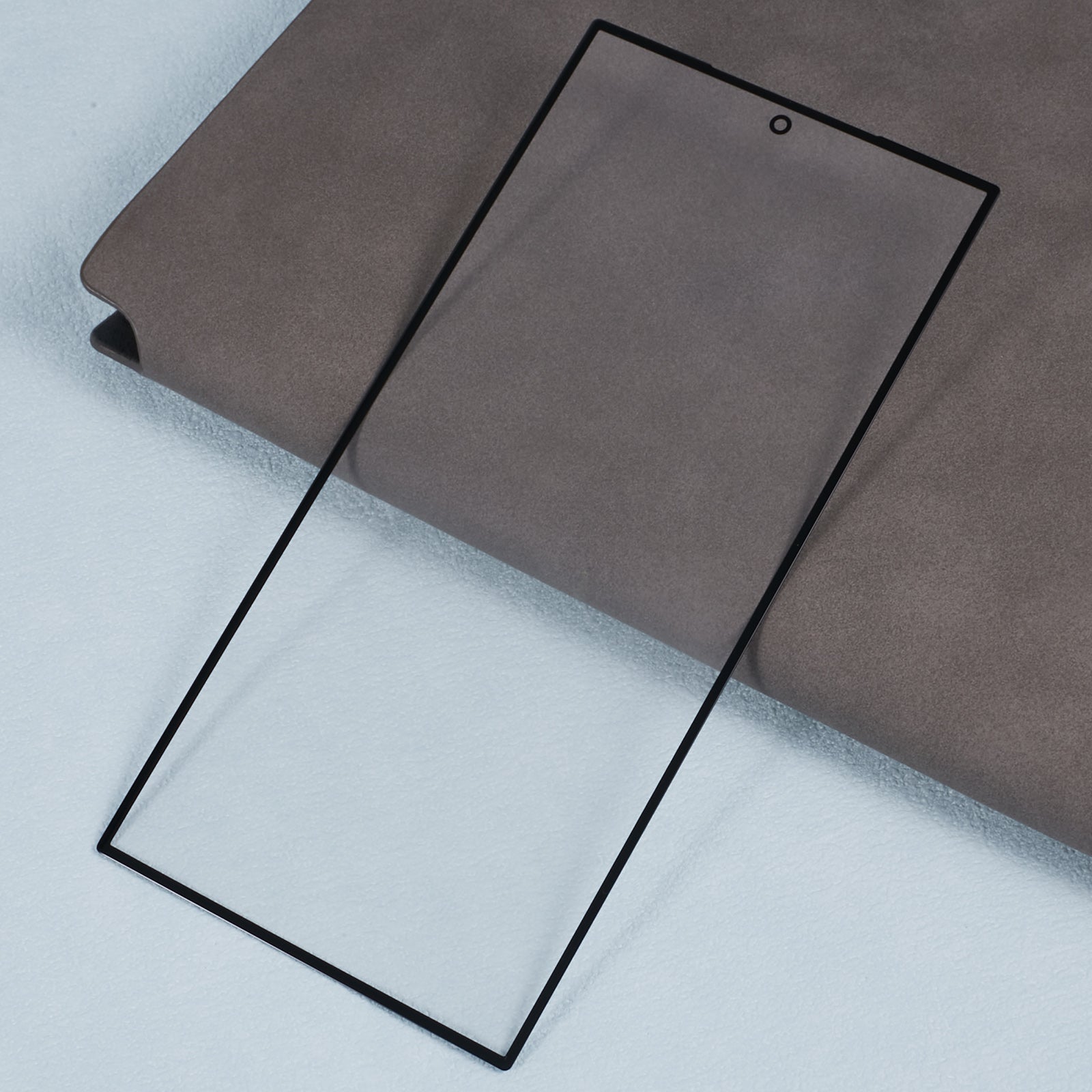 For Samsung Galaxy S24 Ultra S928 Front Screen Glass Lens + OCA Adhesive Replacement Parts (without Logo)