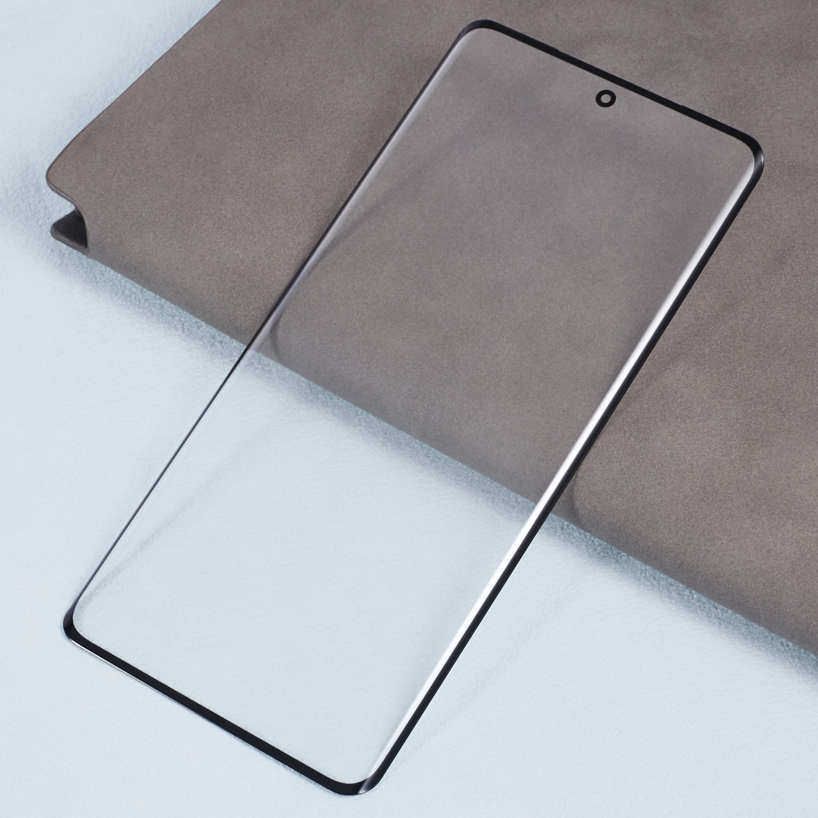 For Oppo Find X7 5G PHZ110 Front Screen Glass Lens + OCA Adhesive Replacement Parts (without Logo)