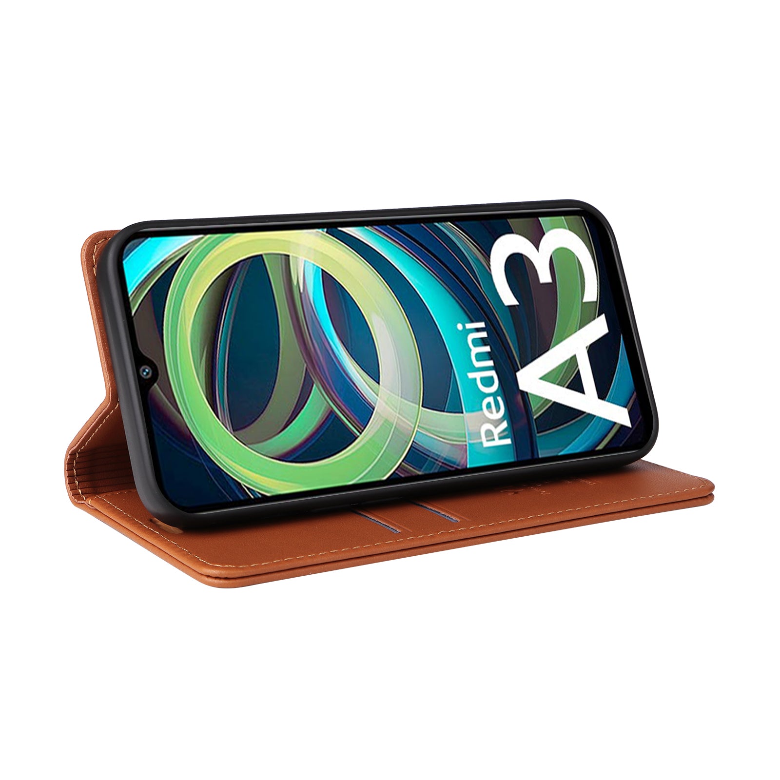 YIKATU YK-001 For Xiaomi Redmi A3 / Poco C61 4G Case Hidden Magnetic Adsorption Leather Phone Cover