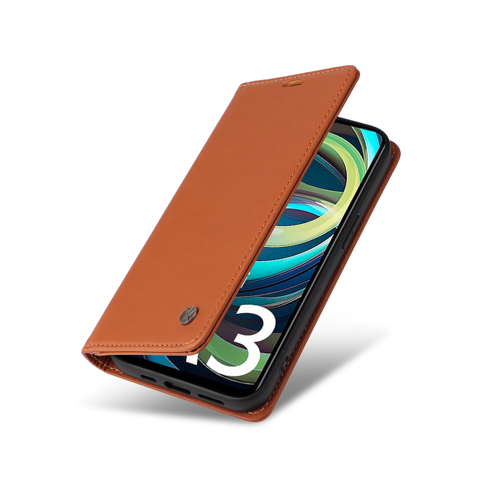 YIKATU YK-001 For Xiaomi Redmi A3 / Poco C61 4G Case Hidden Magnetic Adsorption Leather Phone Cover