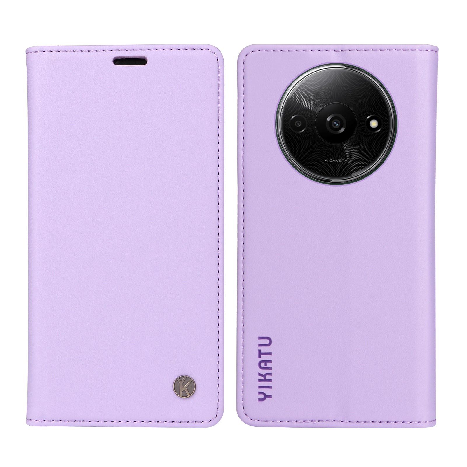 YIKATU YK-001 For Xiaomi Redmi A3 / Poco C61 4G Case Hidden Magnetic Adsorption Leather Phone Cover