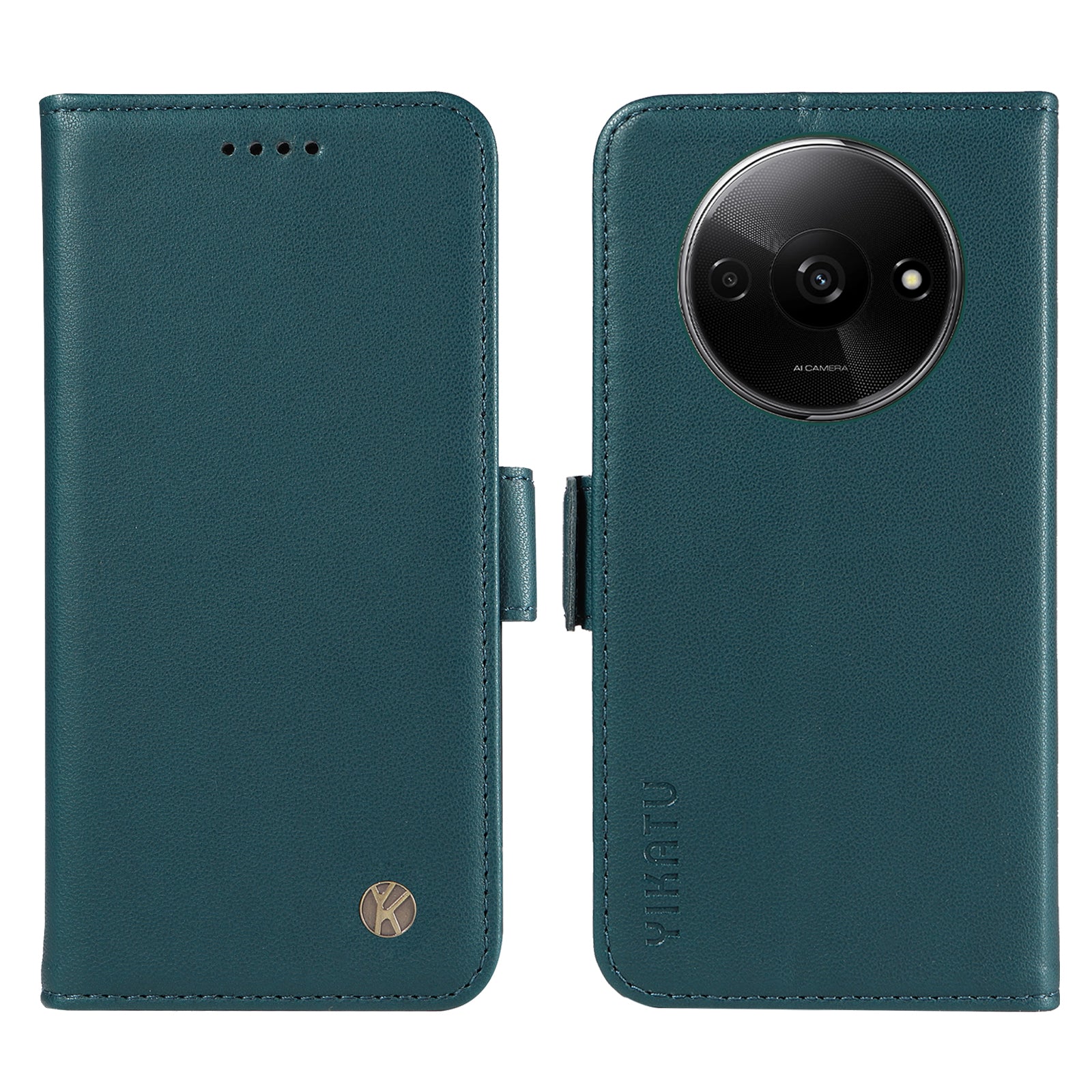 YIKATU YK-003 For Xiaomi Redmi A3 / Poco C61 4G Case PU Leather Stand Protective Phone Cover