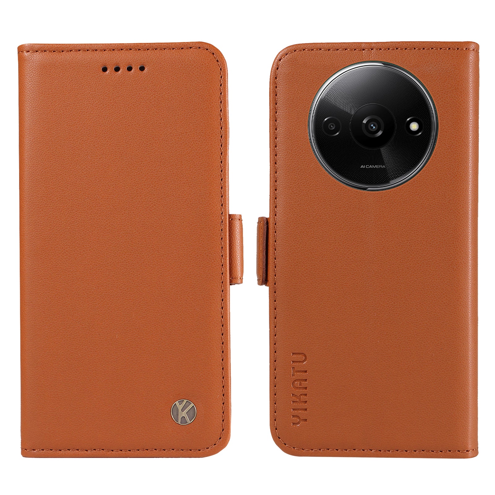 YIKATU YK-003 For Xiaomi Redmi A3 / Poco C61 4G Case PU Leather Stand Protective Phone Cover