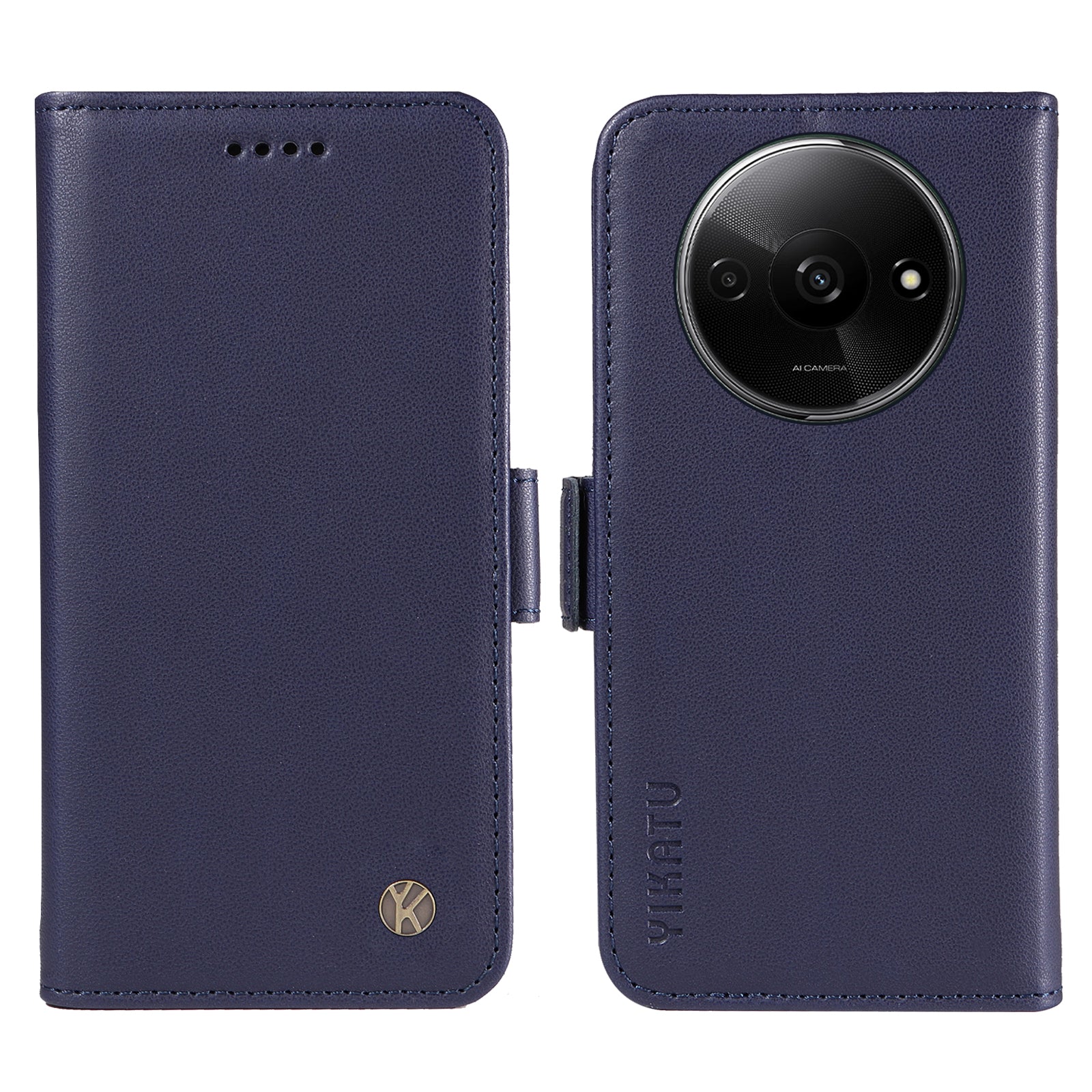 YIKATU YK-003 For Xiaomi Redmi A3 / Poco C61 4G Case PU Leather Stand Protective Phone Cover