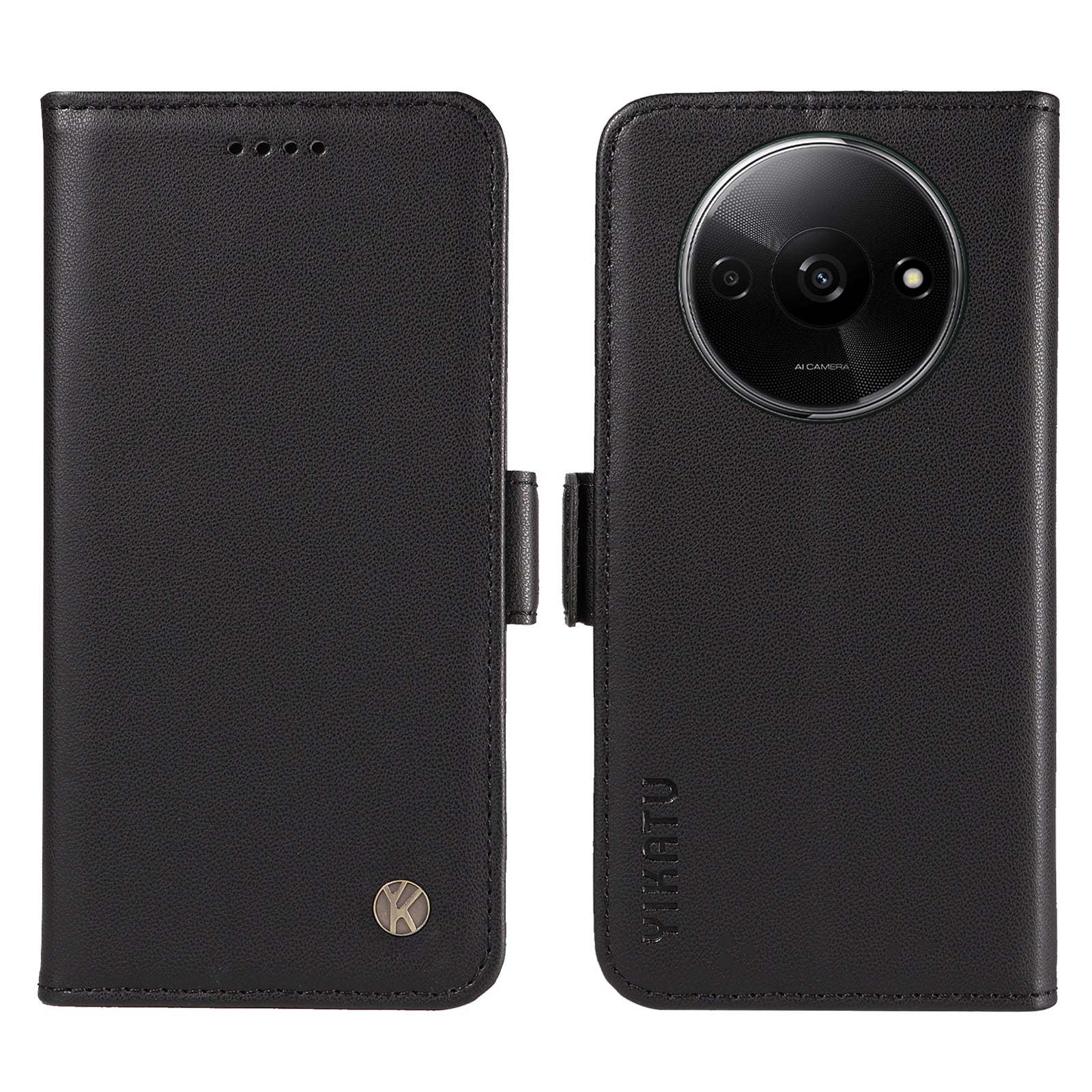 YIKATU YK-003 For Xiaomi Redmi A3 / Poco C61 4G Case PU Leather Stand Protective Phone Cover