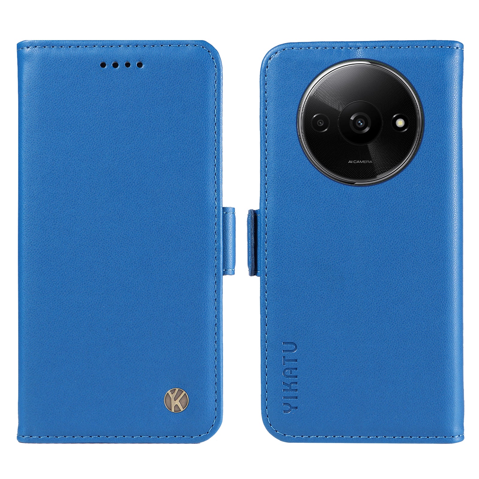 YIKATU YK-003 For Xiaomi Redmi A3 / Poco C61 4G Case PU Leather Stand Protective Phone Cover