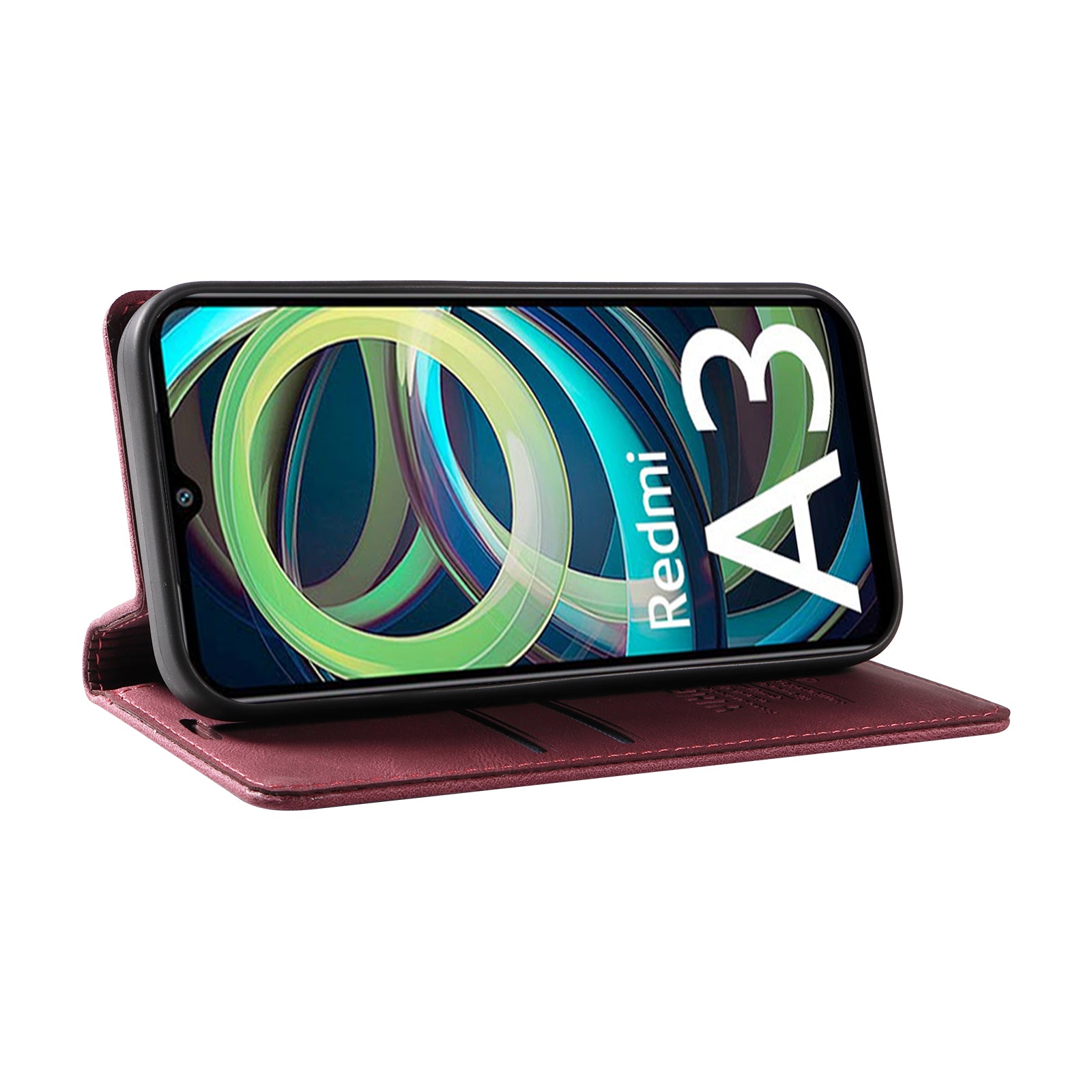 YIKATU YK-004 For Xiaomi Redmi A3 / Poco C61 4G Case Flip Folio Wallet Leather Phone Cover