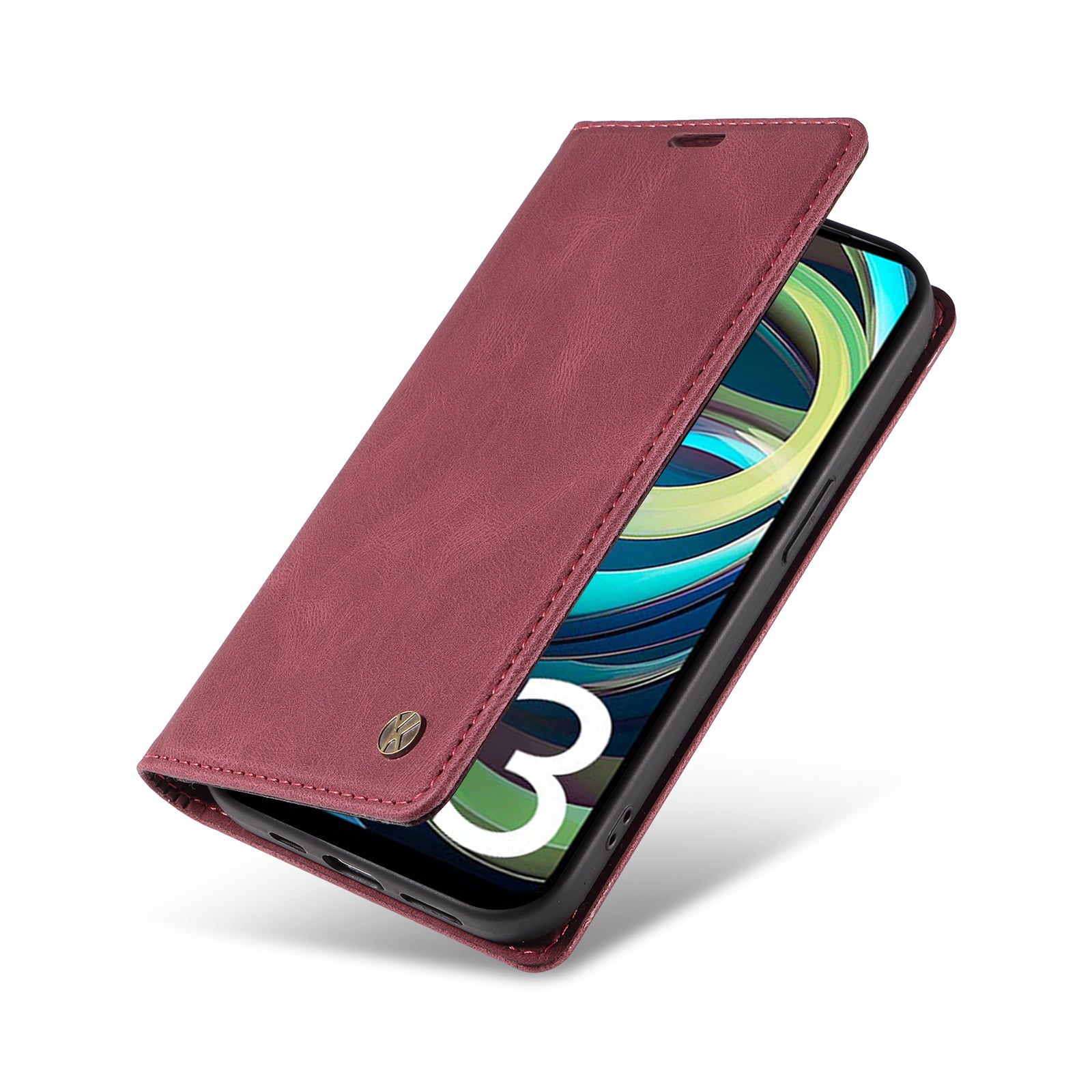 YIKATU YK-004 For Xiaomi Redmi A3 / Poco C61 4G Case Flip Folio Wallet Leather Phone Cover