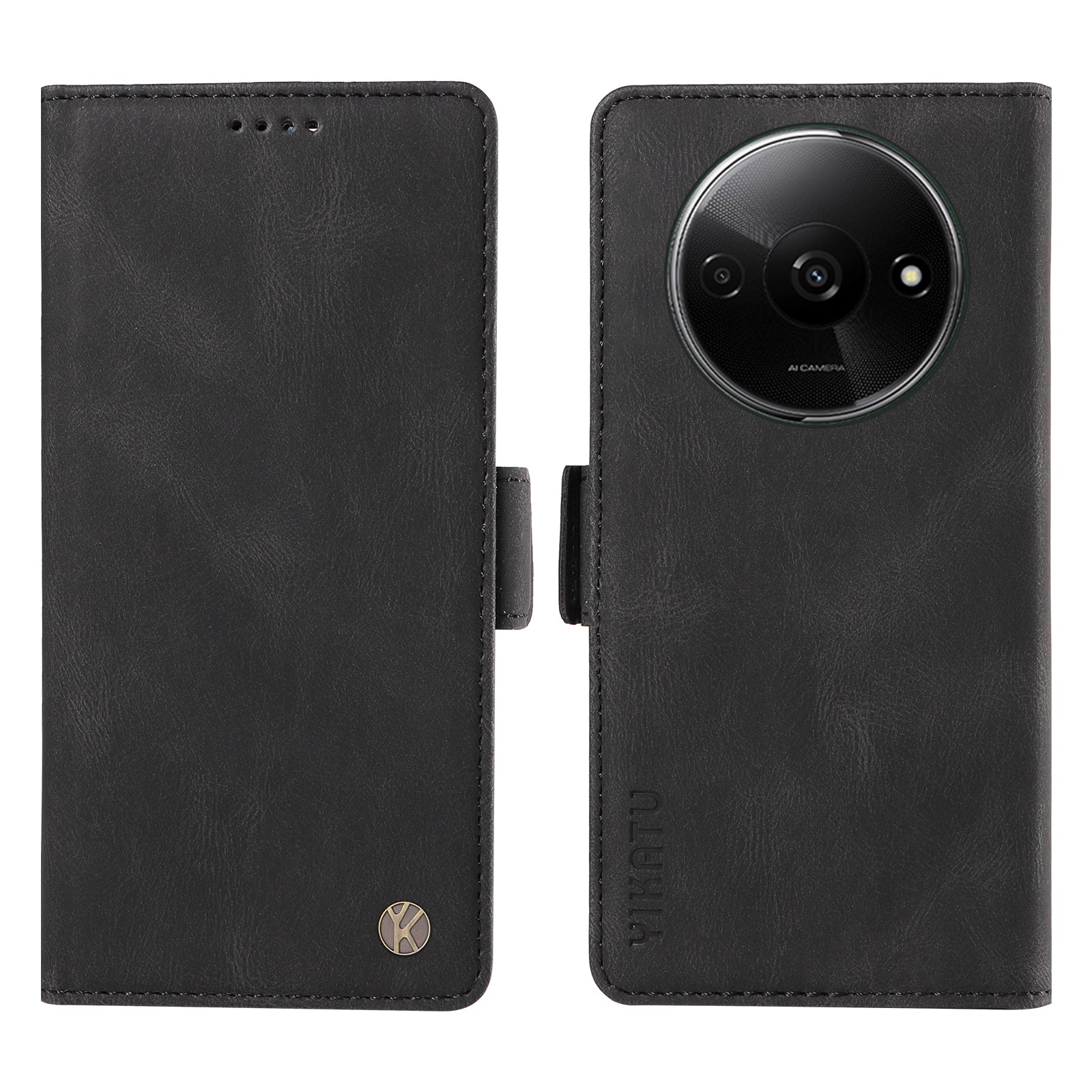 YIKATU YK-005 For Xiaomi Redmi A3 / Poco C61 4G Case Wallet Style Skin-touch Leather Phone Cover