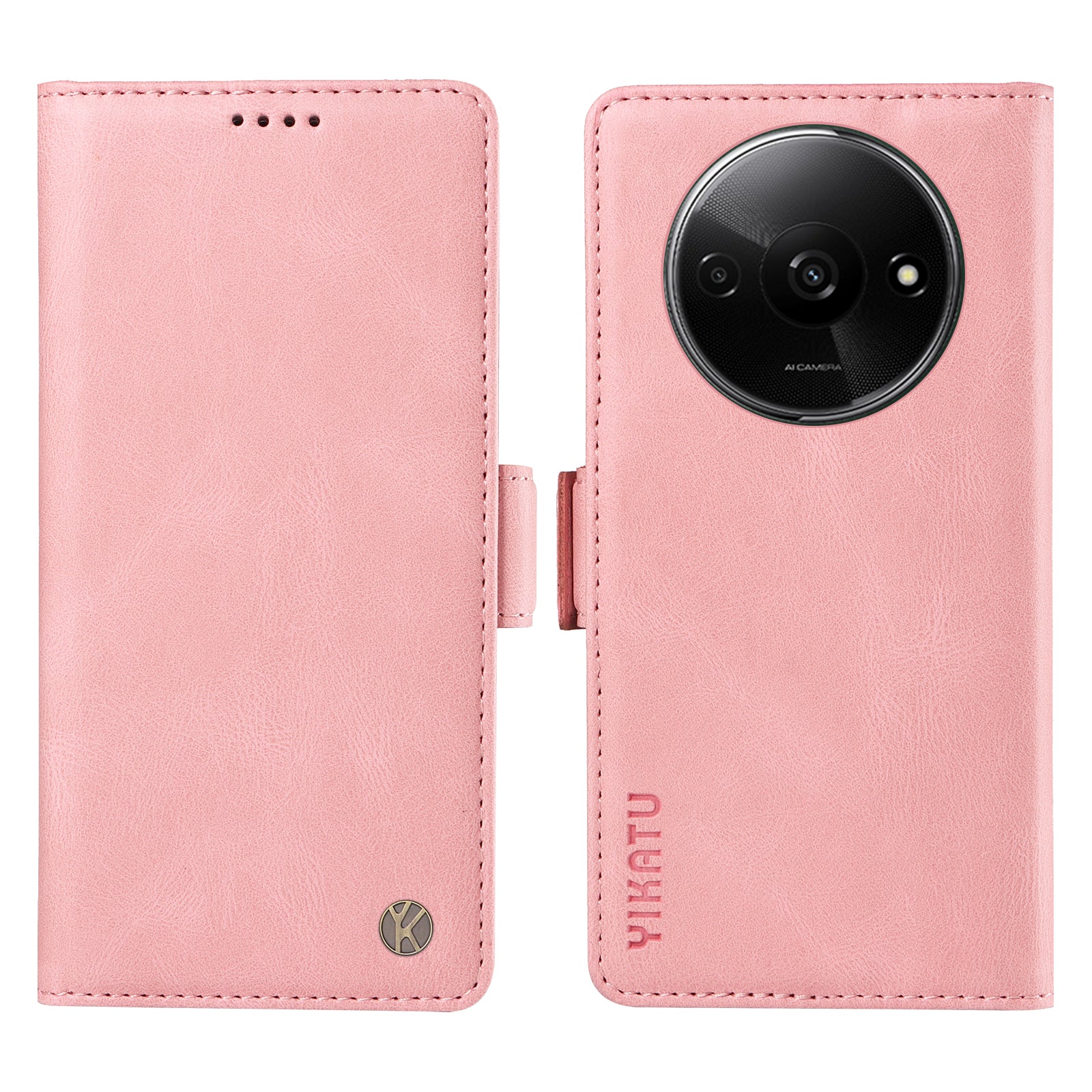 YIKATU YK-005 For Xiaomi Redmi A3 / Poco C61 4G Case Wallet Style Skin-touch Leather Phone Cover