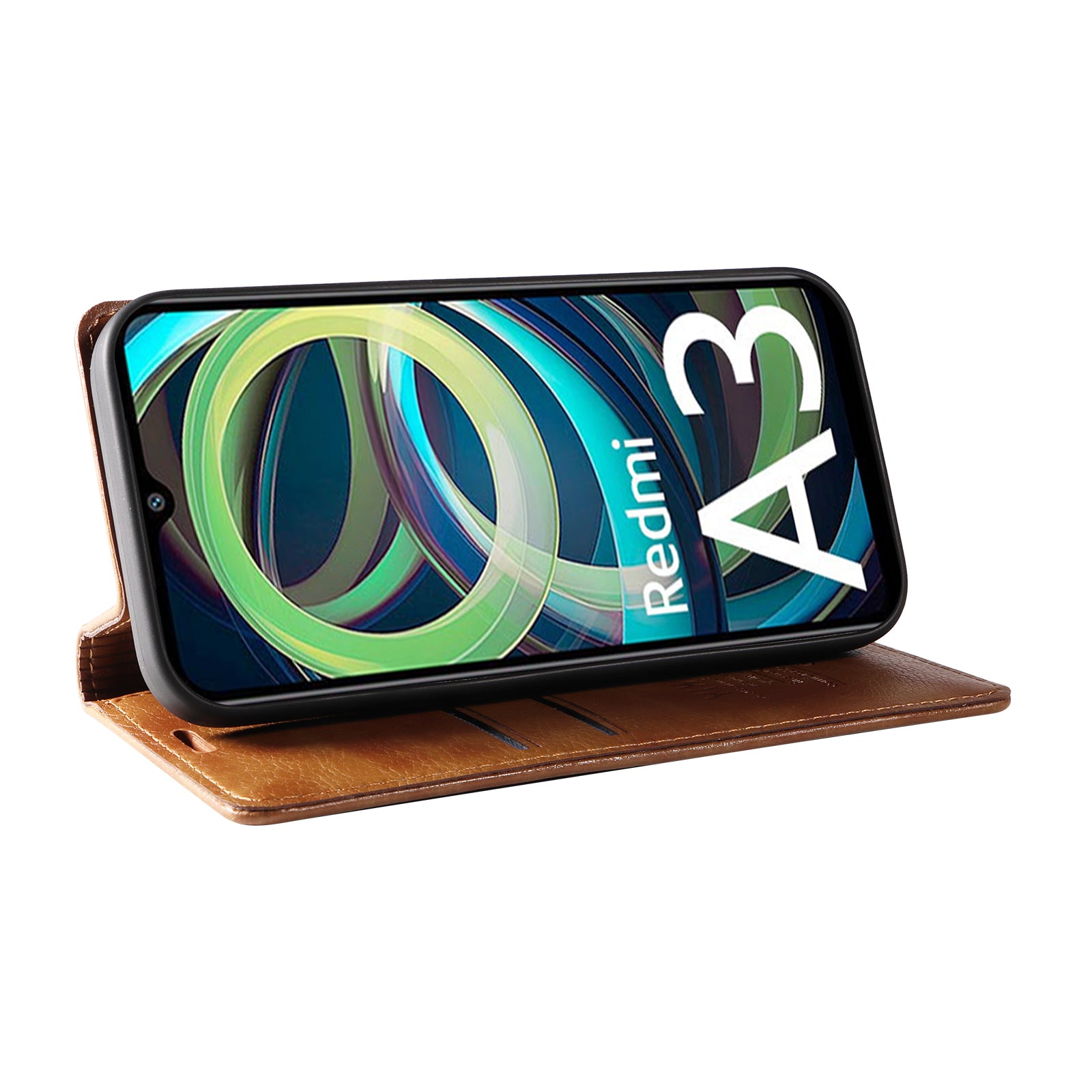 YIKATU YK-006 For Xiaomi Redmi A3 / Poco C61 4G Case Folio PU Leather Magnetic Absorption Phone Cover