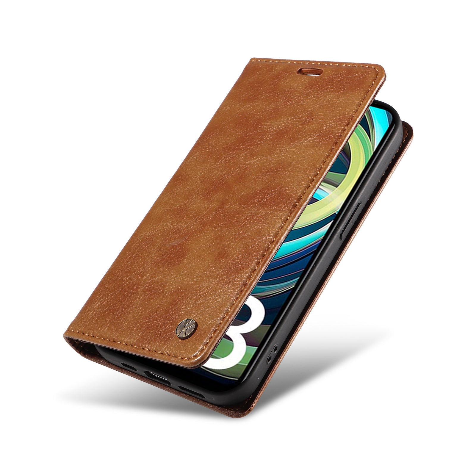 YIKATU YK-006 For Xiaomi Redmi A3 / Poco C61 4G Case Folio PU Leather Magnetic Absorption Phone Cover