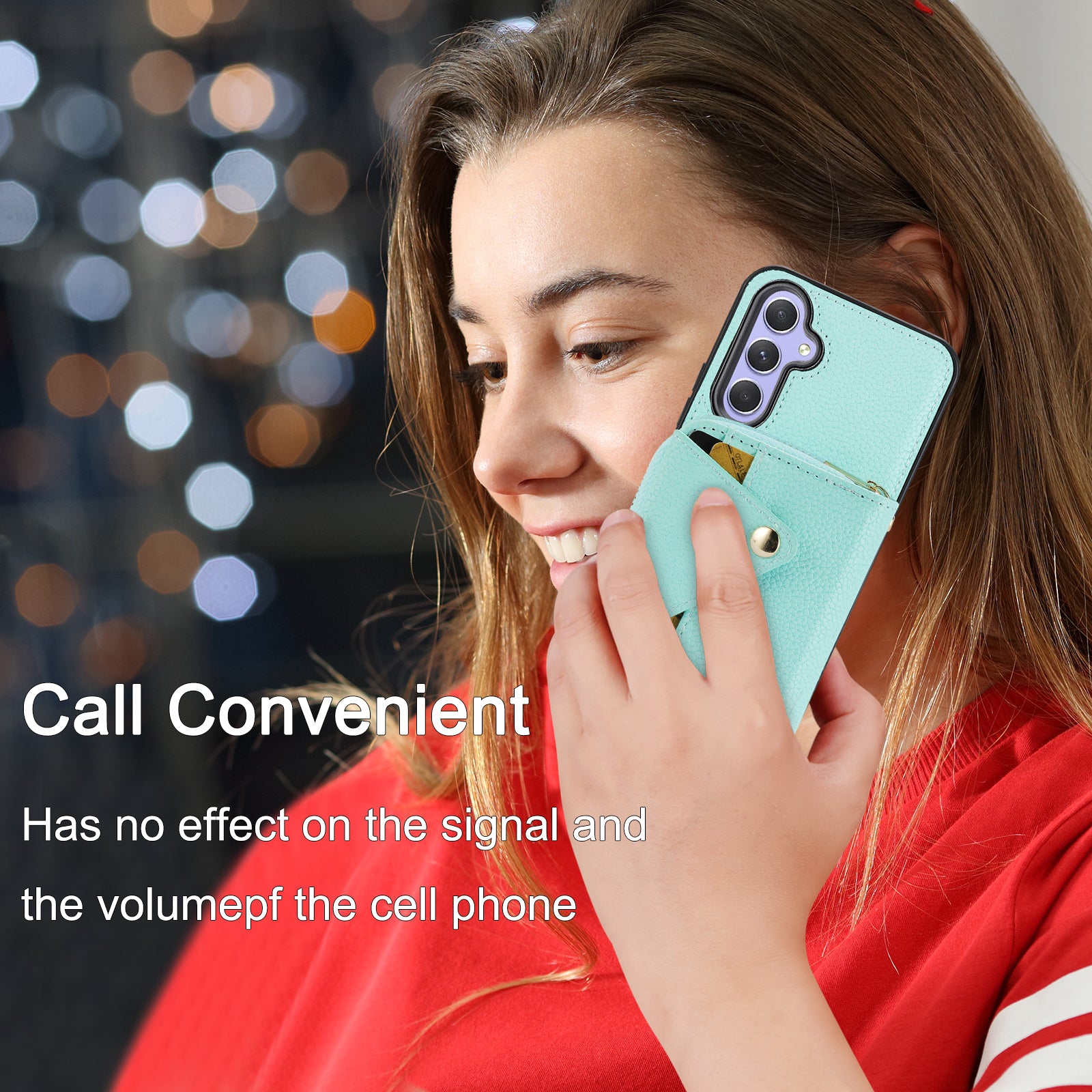 For Samsung Galaxy A05s 4G Cell Phone Case Leather Fully Wrapped RFID Blocking Cover