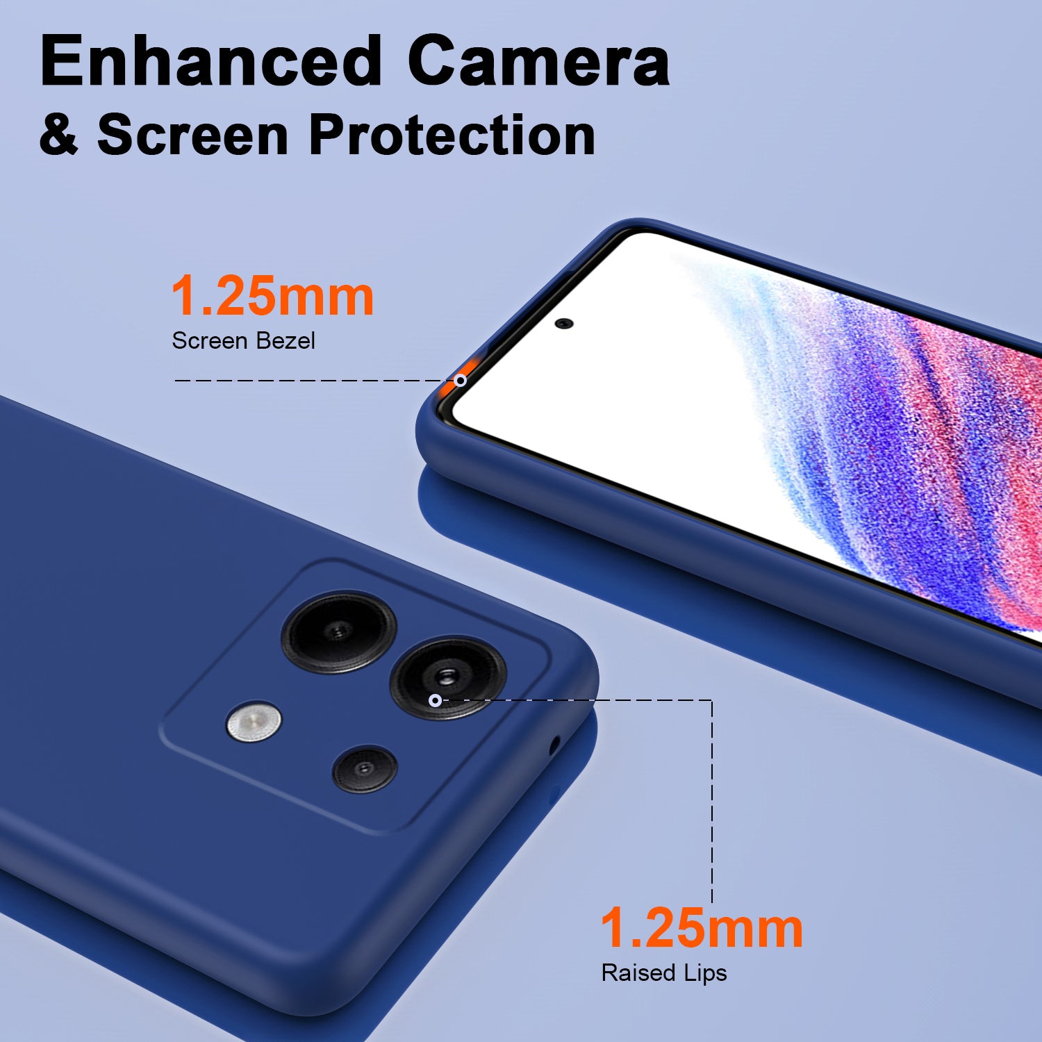 For Xiaomi Redmi Note 13 Pro 5G / Poco X6 5G Case Silky Touch 2.2mm TPU Phone Back Cover