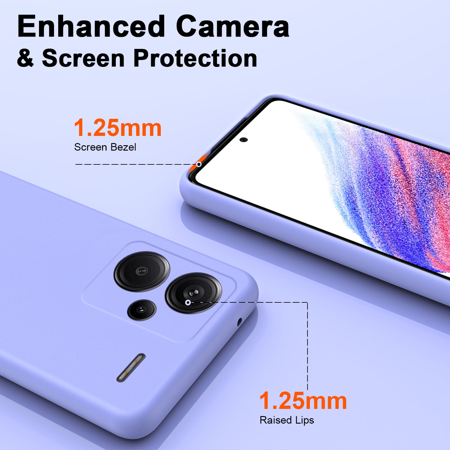 For Xiaomi Redmi Note 13 Pro+ 5G Case Soft Lining TPU Phone Cover 2.2mm Thick