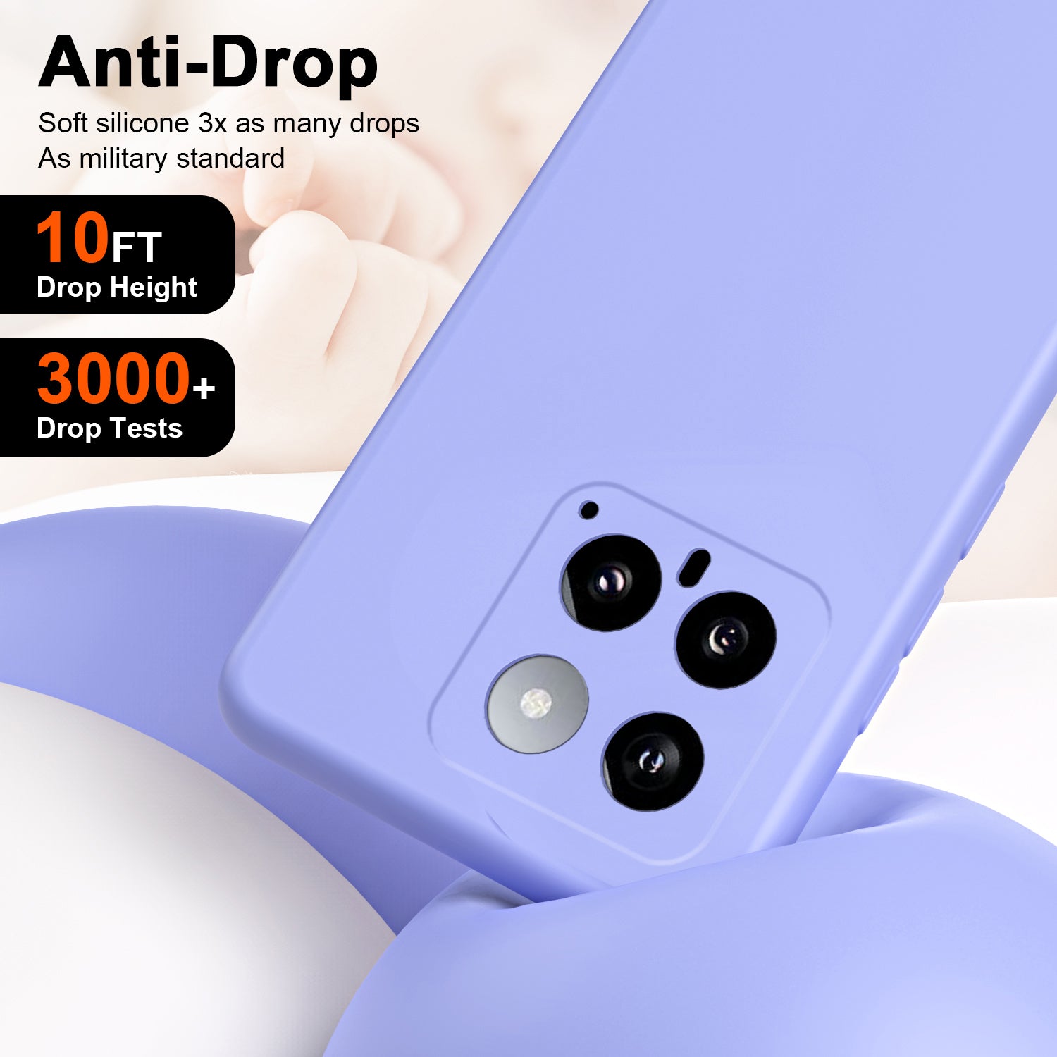 For Xiaomi 14 Case 2.2mm TPU + Soft Lining Cushion Anti-Scratch Phone Cover
