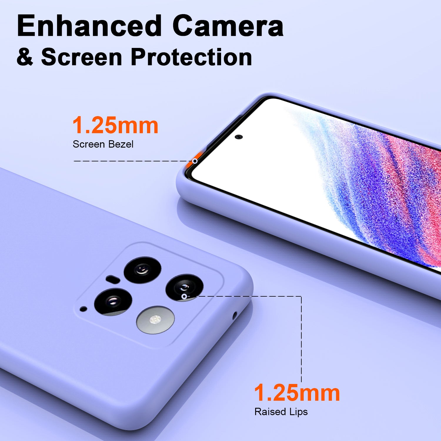 For Xiaomi 14 Case 2.2mm TPU + Soft Lining Cushion Anti-Scratch Phone Cover