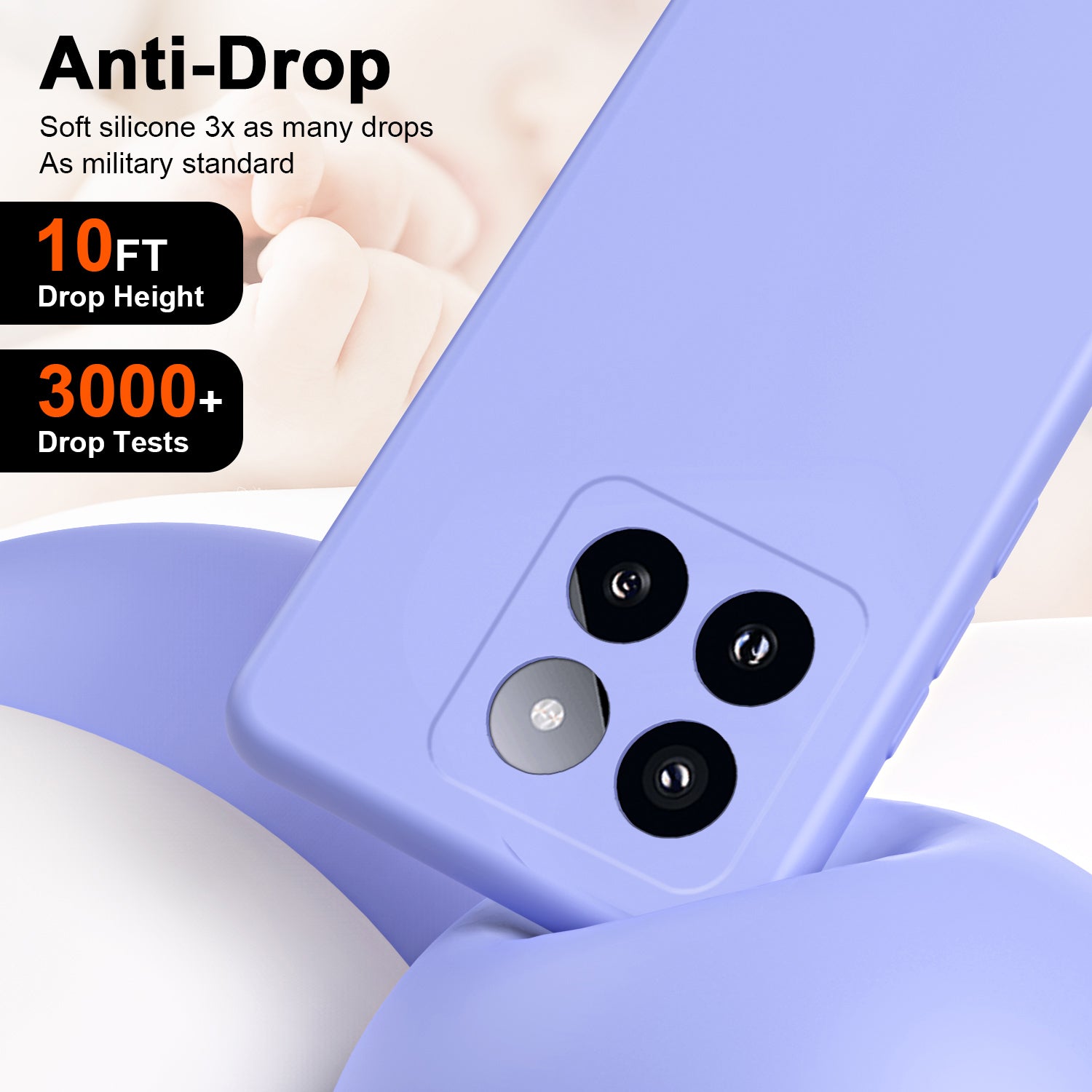 For Xiaomi 14 Pro Case 2.2mm TPU Slim Non-Slip Rubberized Phone Cover