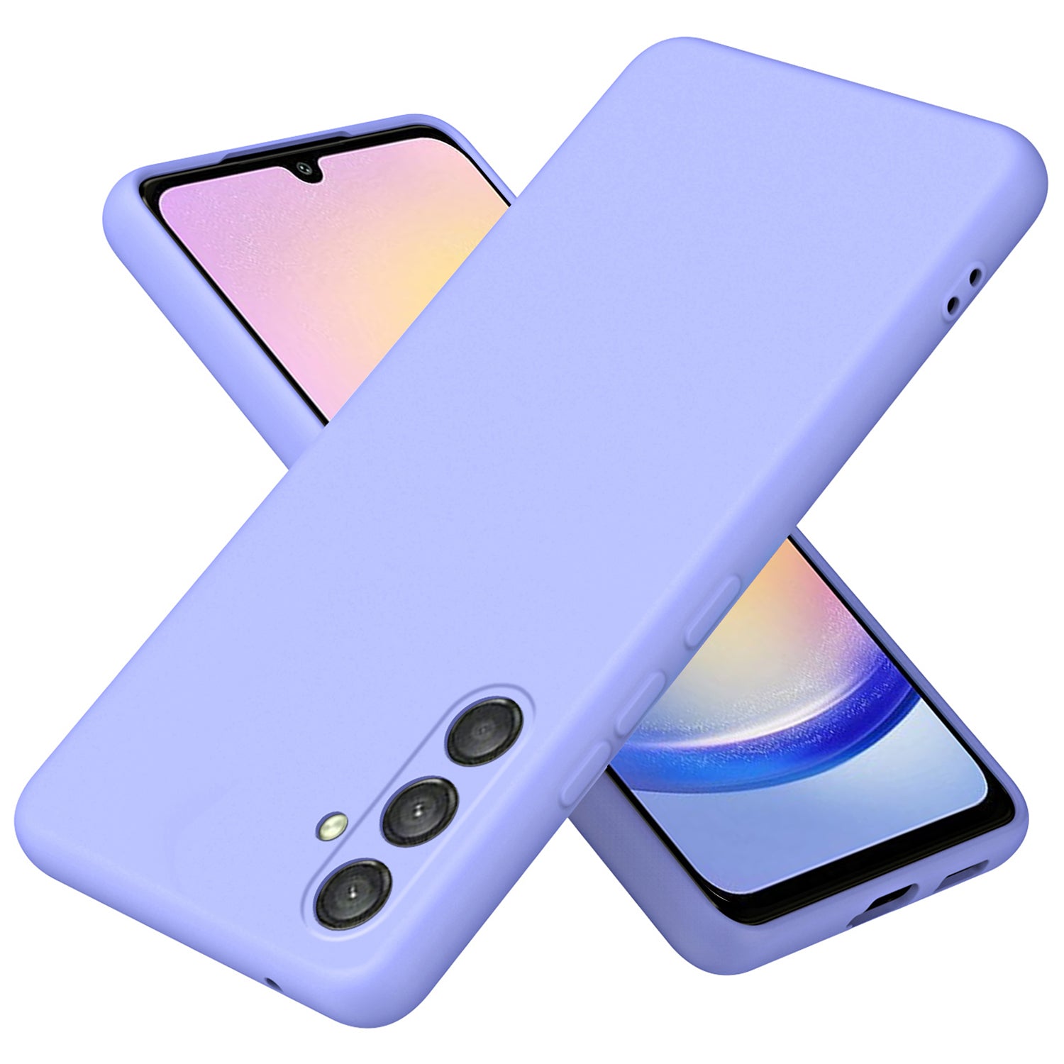 For Samsung Galaxy A25 5G (Global) (161.0 x 76.5 x 8.3mm) Case 2.2mm Silky Touch Soft Lining TPU Phone Cover