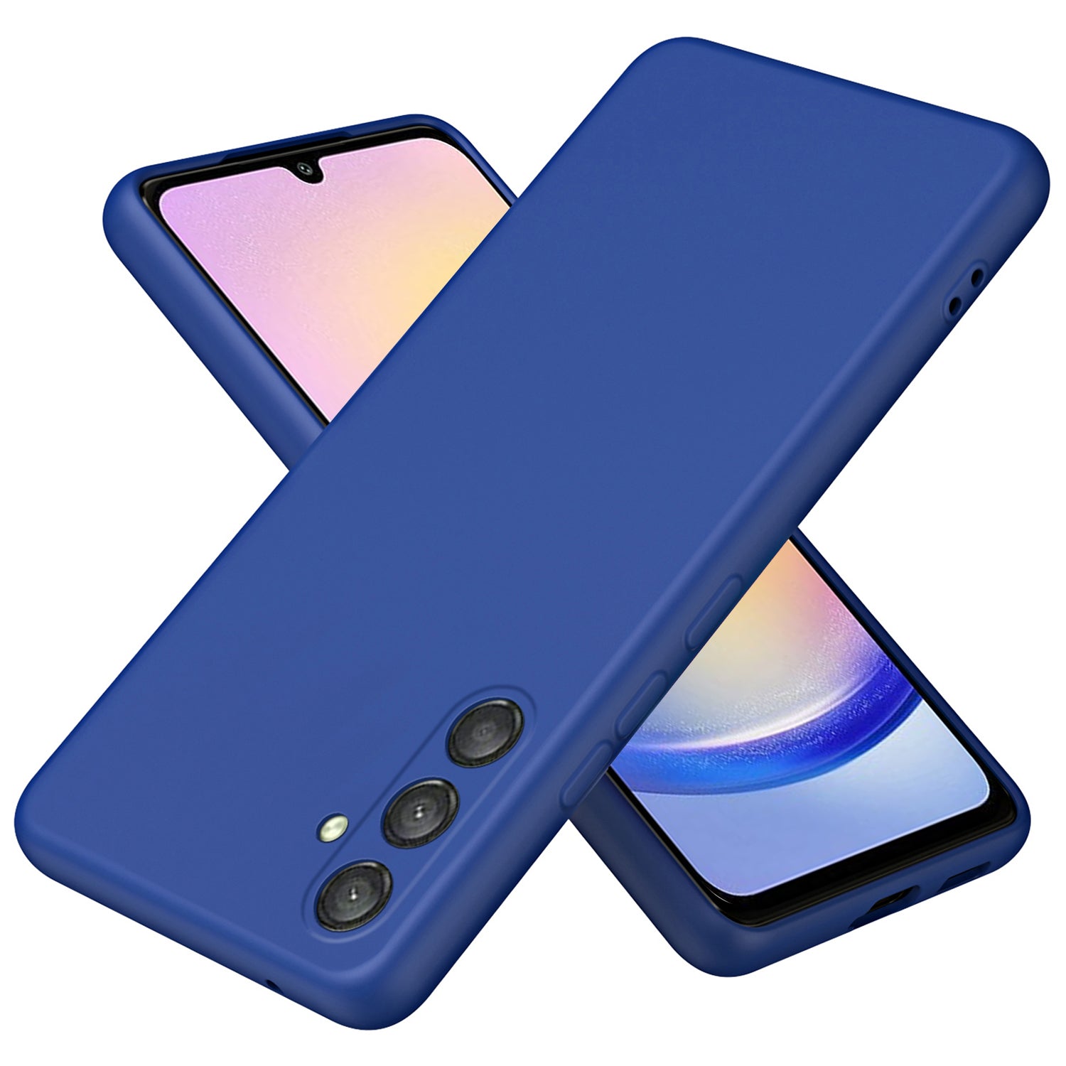 For Samsung Galaxy A25 5G (Global) (161.0 x 76.5 x 8.3mm) Case 2.2mm Silky Touch Soft Lining TPU Phone Cover