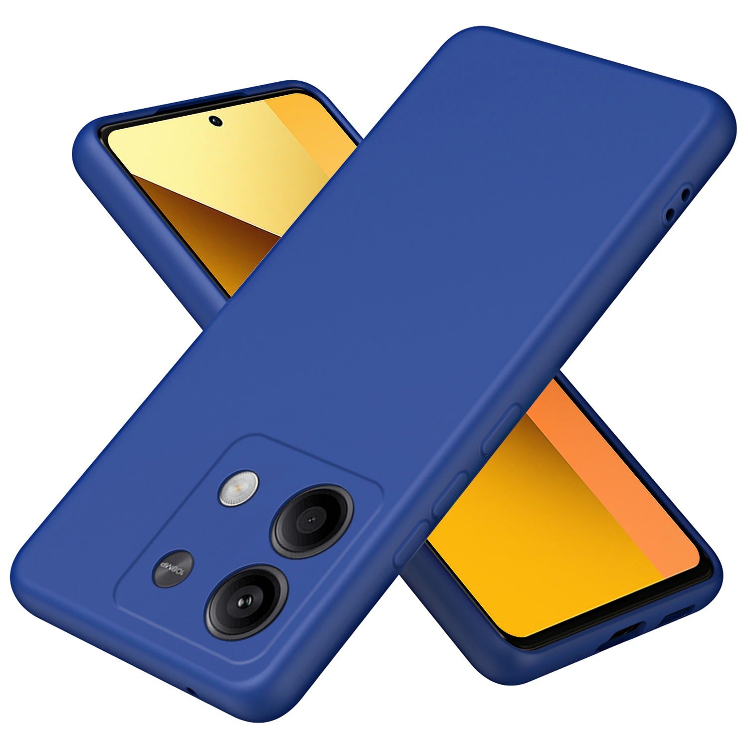 For Xiaomi Redmi Note 13 5G TPU Case 2.2mm Silky Touch Slim Phone Case Soft Lining