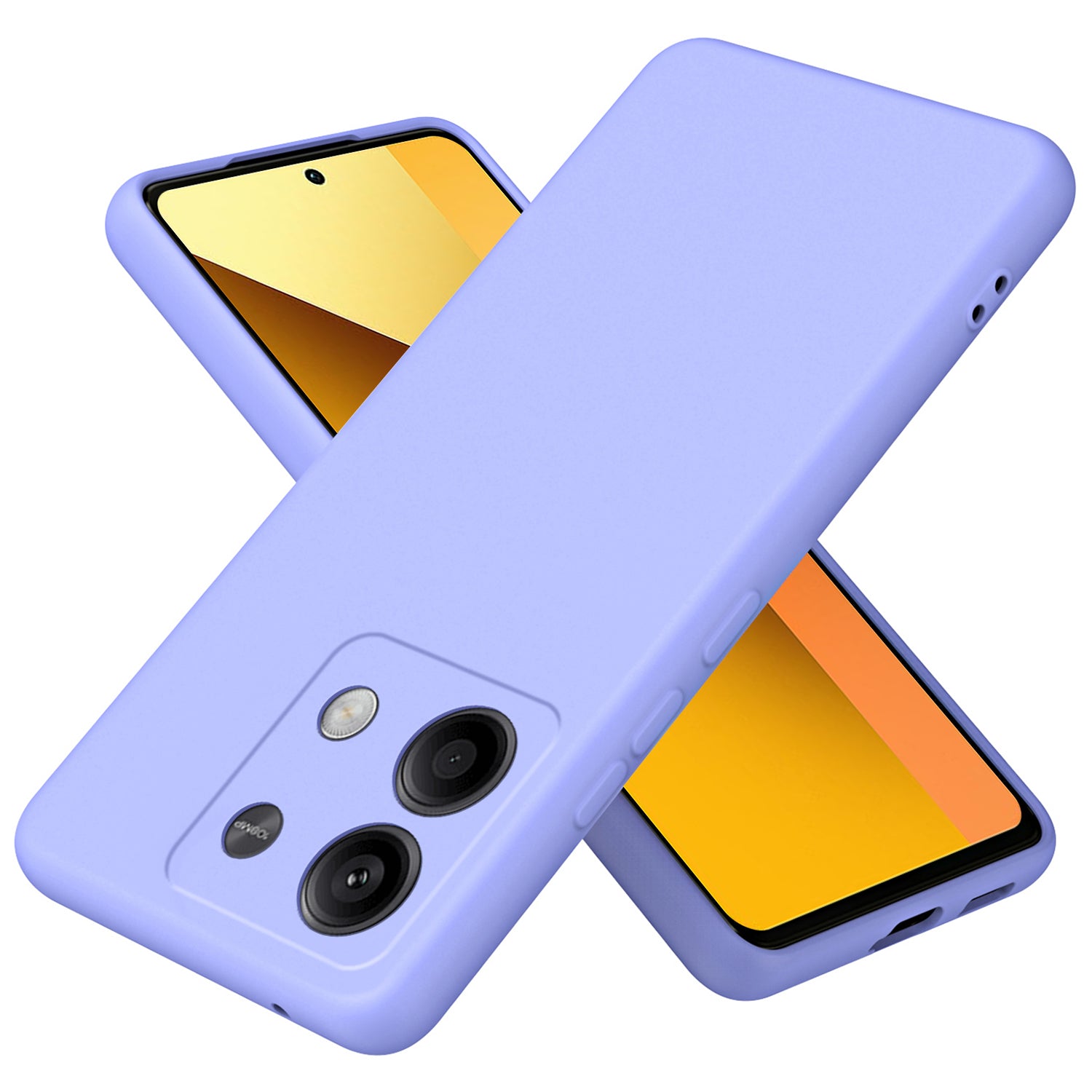 For Xiaomi Redmi Note 13 5G TPU Case 2.2mm Silky Touch Slim Phone Case Soft Lining