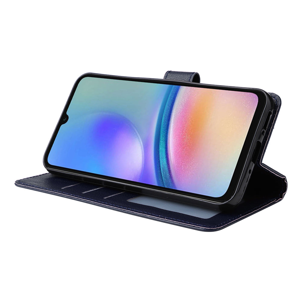 For Samsung Galaxy A15 5G / 4G PU Leather Wallet Phone Stand Case Anti-Scratch Phone Cover