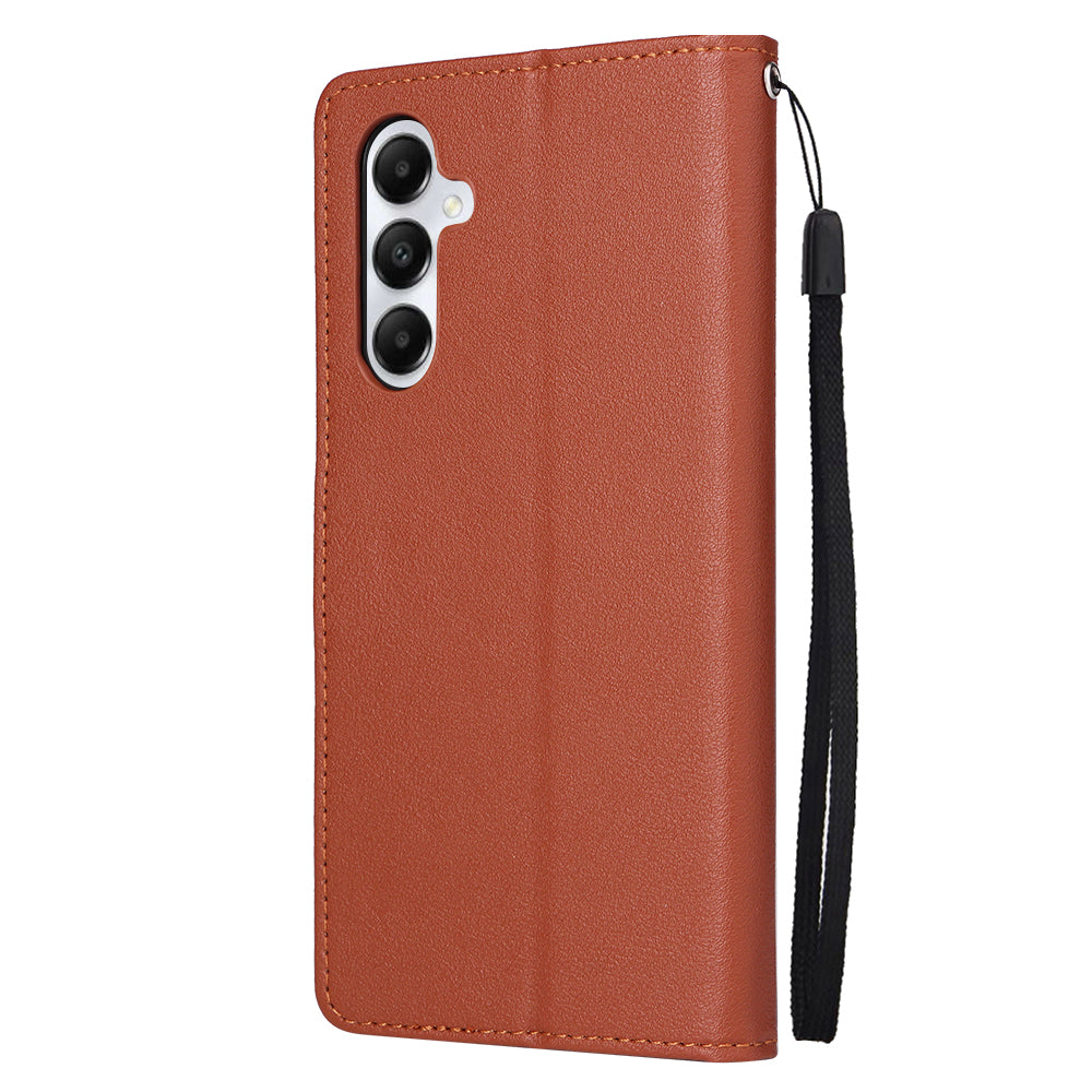 Phone Case for Samsung Galaxy A35 5G PU Leather Wallet Magnetic Clasp Stand Phone Cover