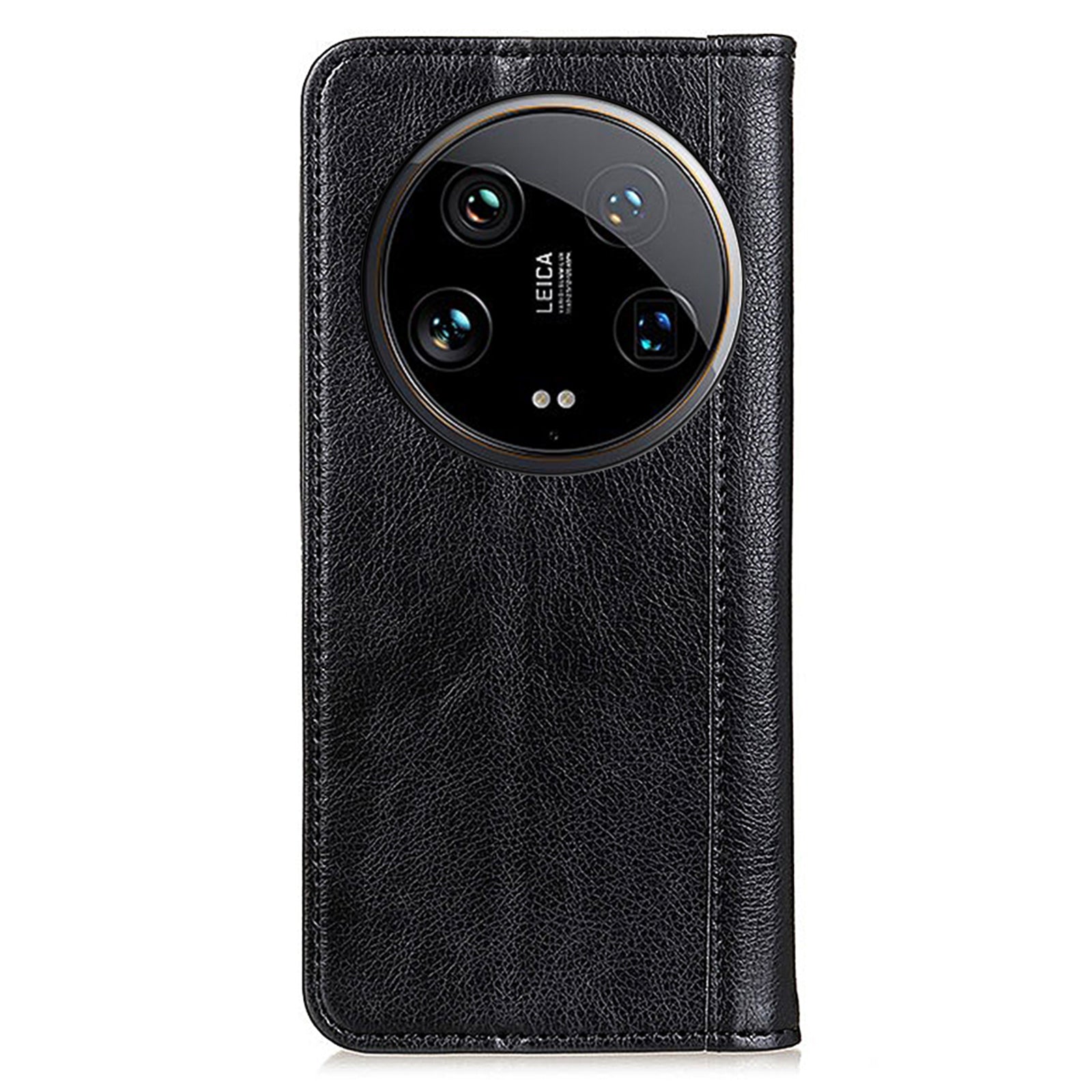 For Xiaomi 14 Ultra Case Litchi Texture Split Leather Wallet Phone Cover Magnetic Closing