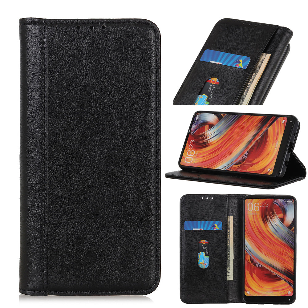 For Xiaomi 14 Ultra Case Litchi Texture Split Leather Wallet Phone Cover Magnetic Closing