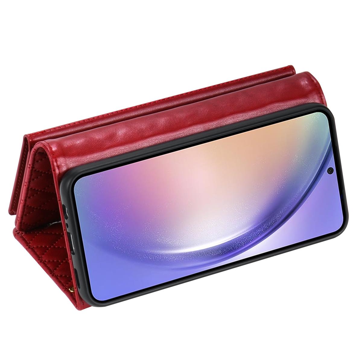 BKS-002 For Xiaomi Redmi Note 13 Pro 5G / Poco X6 5G Shoulder Bag Phone Stand Case PU Leather Wallet Purse