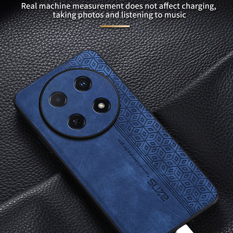 AZNS For Huawei Enjoy 70 Pro Case Anti-Scratch PU Leather Coated TPU Phone Cover