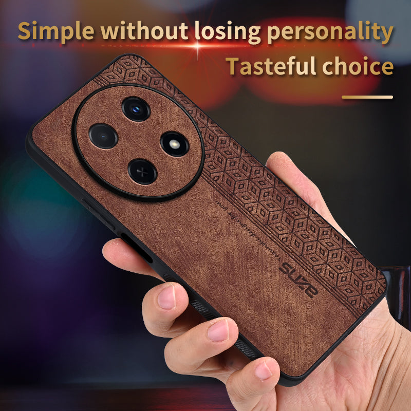 AZNS For Huawei Enjoy 70 Pro Case Anti-Scratch PU Leather Coated TPU Phone Cover